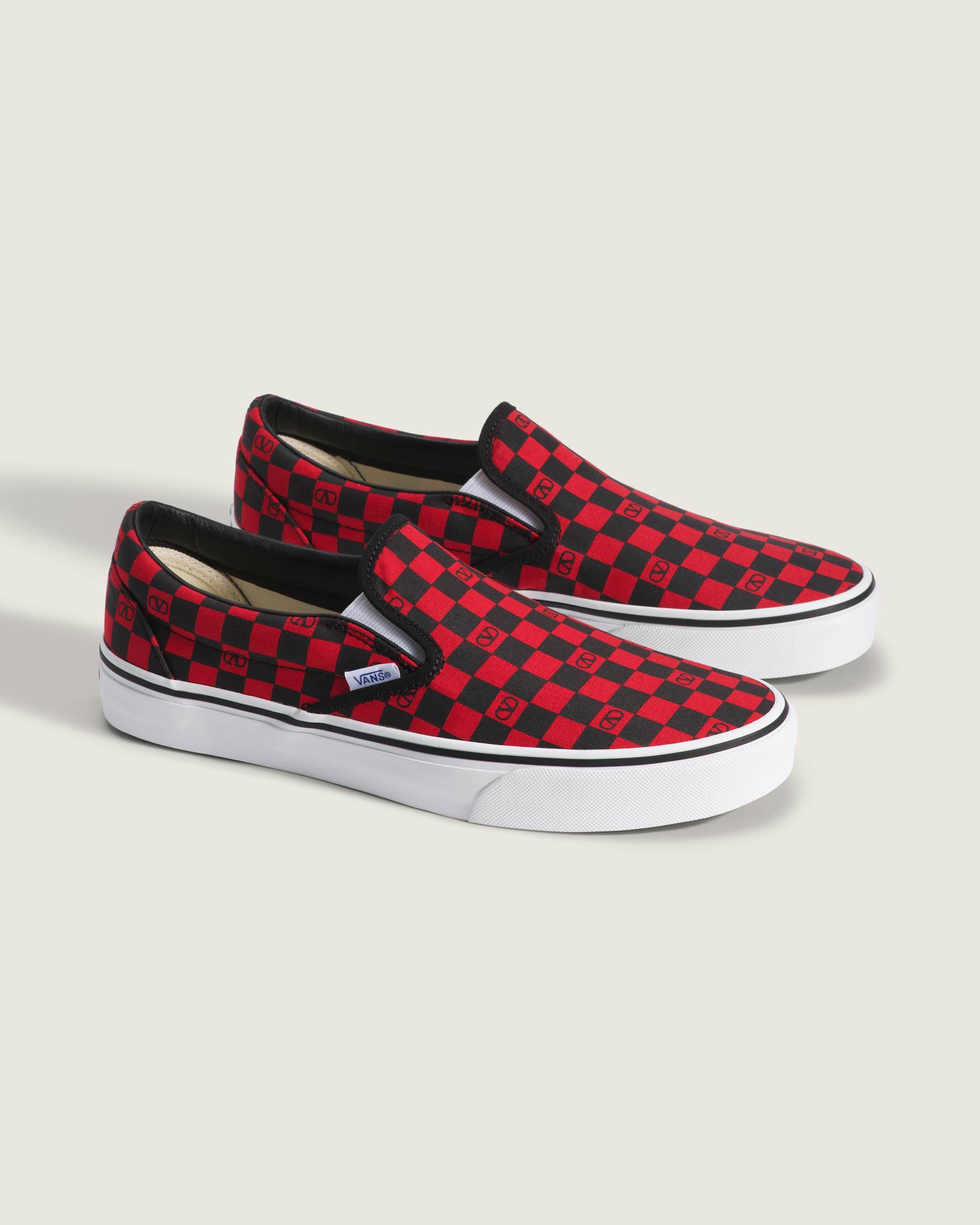 Scarpe Classic SlipOn Checkerboard Valentino Garavani e Vans VANS Rosso ALT1