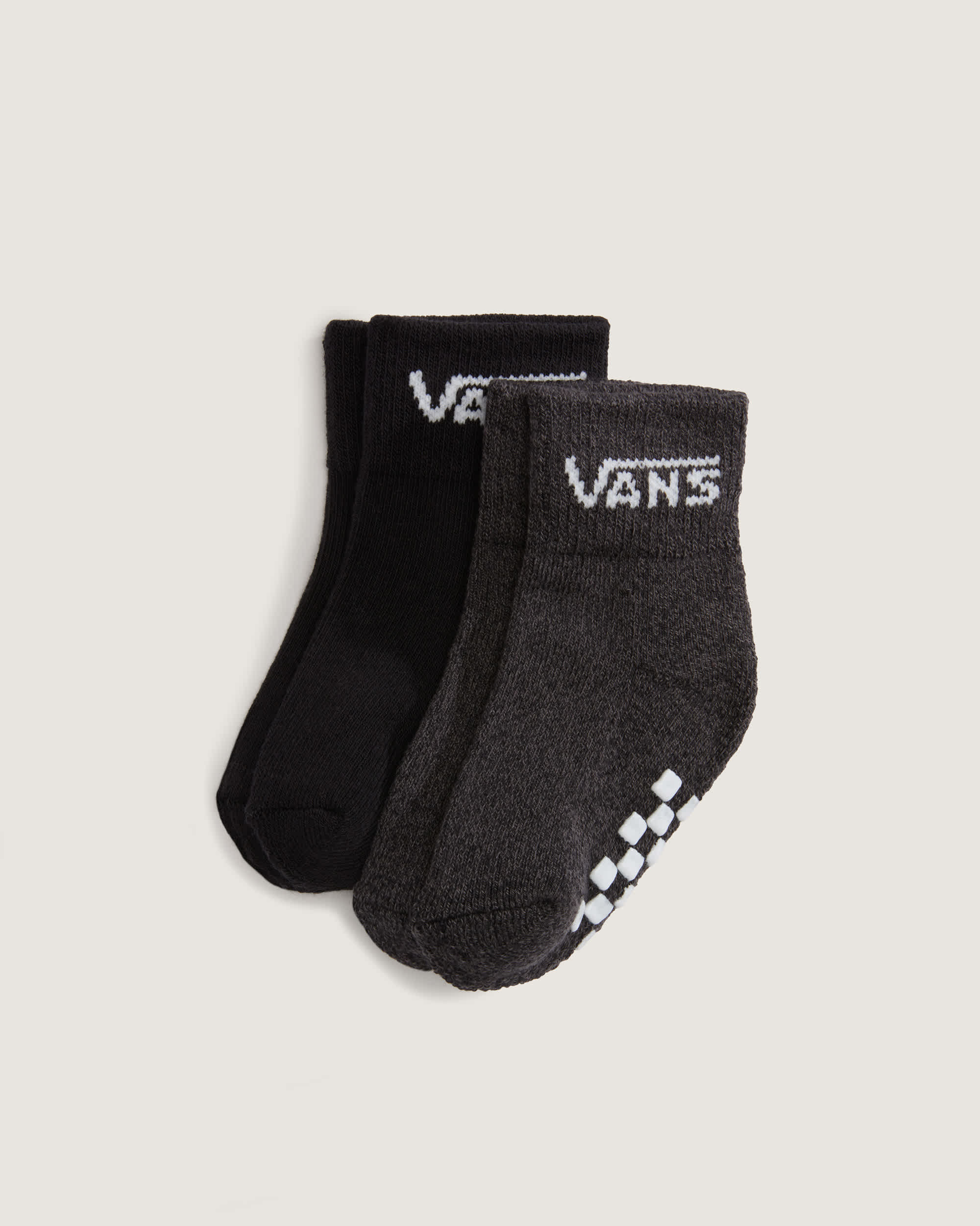 Kleinkinder Classic Crew Socken 2 Paar VANS Schwarz HERO