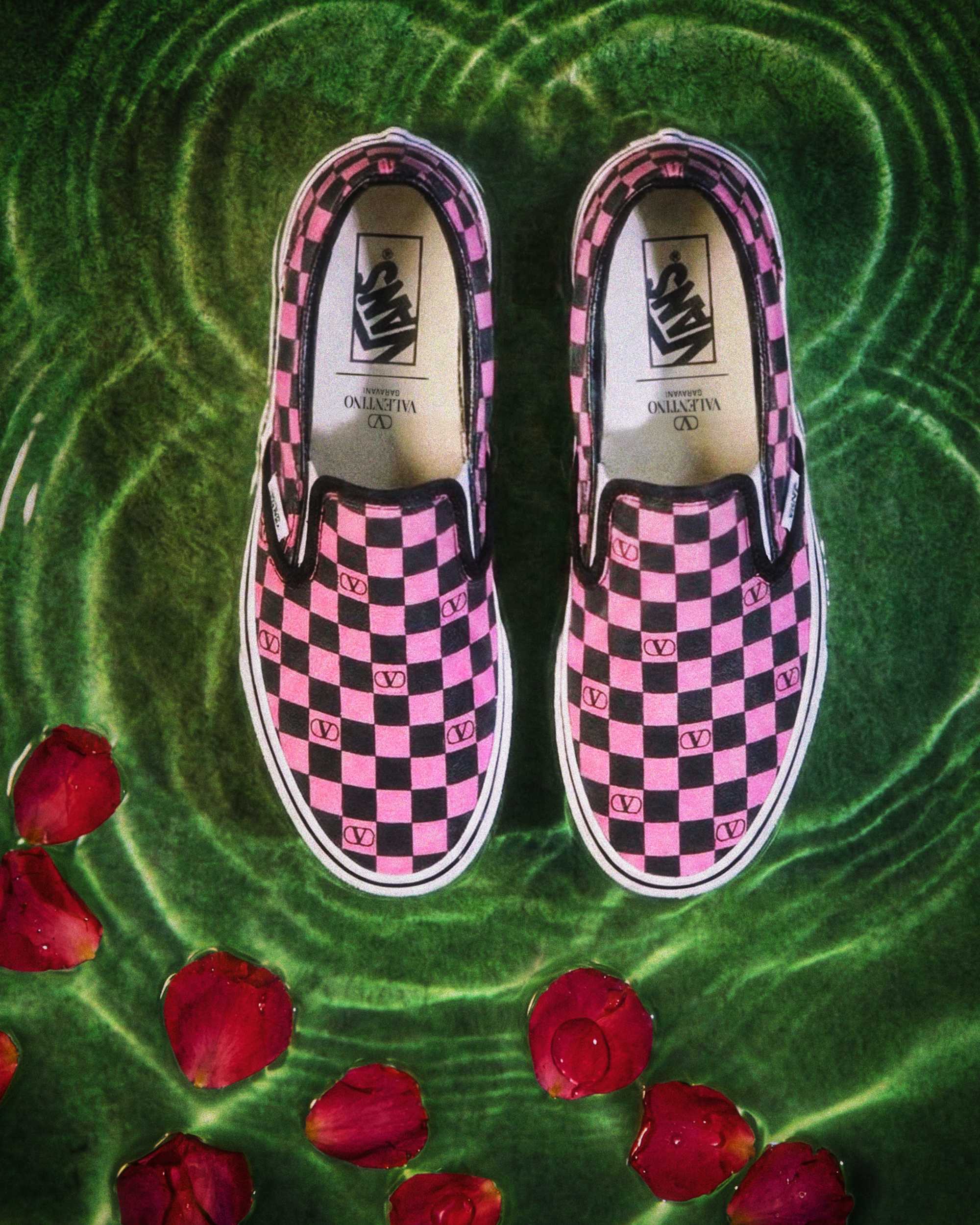 Scarpe Classic SlipOn Checkerboard Valentino Garavani e Vans VANS Rosa ALT5