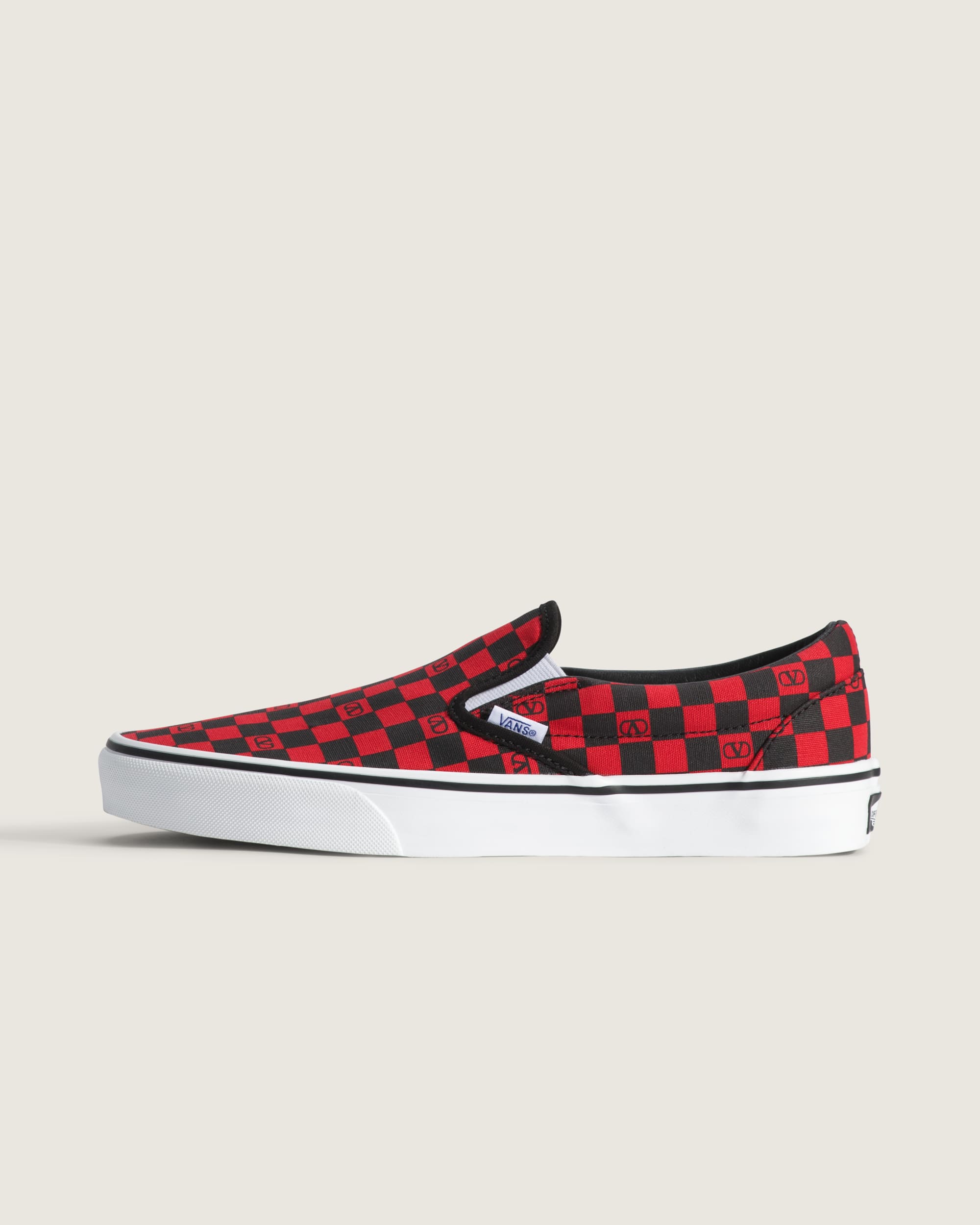 Scarpe Classic SlipOn Checkerboard Valentino Garavani e Vans VANS Rosso HERO