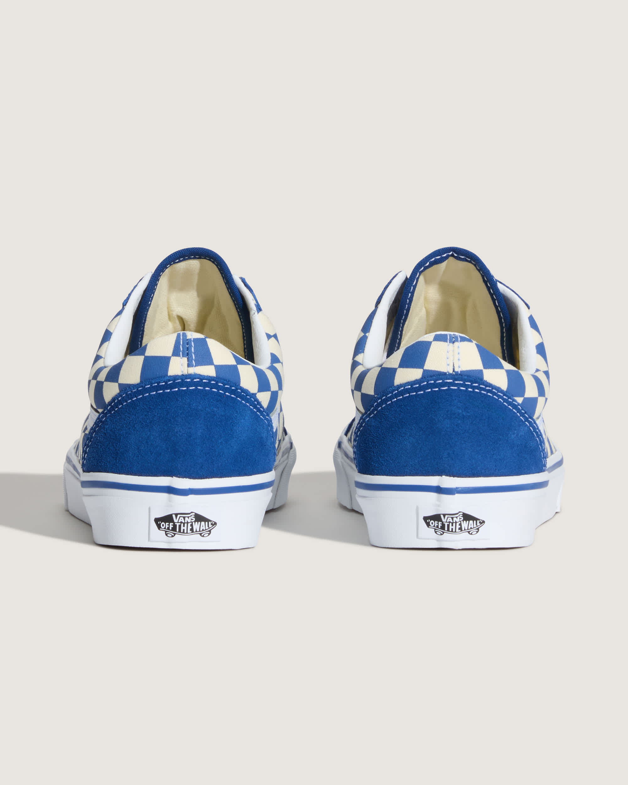 Old Skool Checkerboard Schuhe VANS Blau ALT3