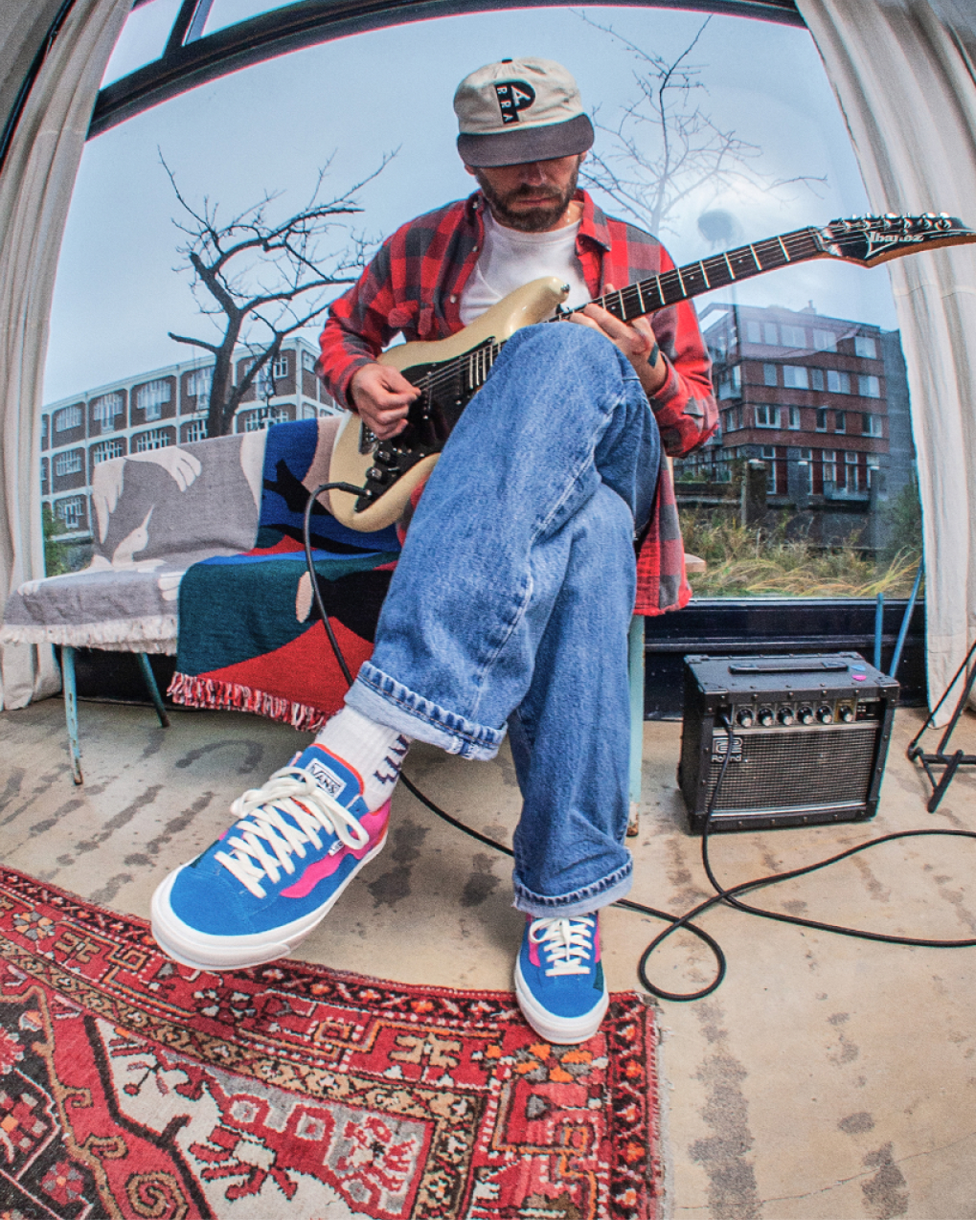 OTW by Vans X Parra Old Skool 36 VANS Bleu ALT1