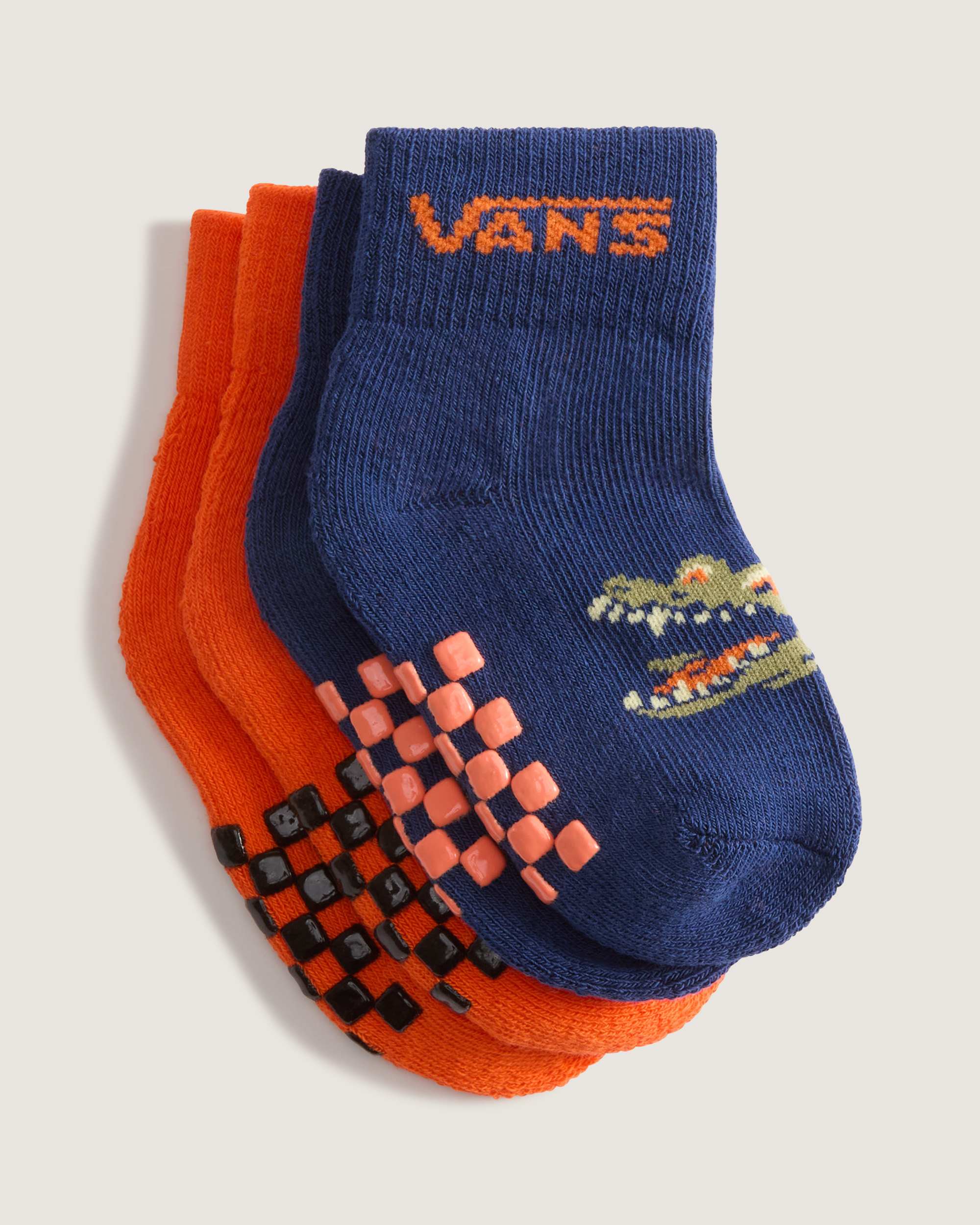 Chaussettes Classic Crew Checkerboard Bb VANS Bleu ALT1