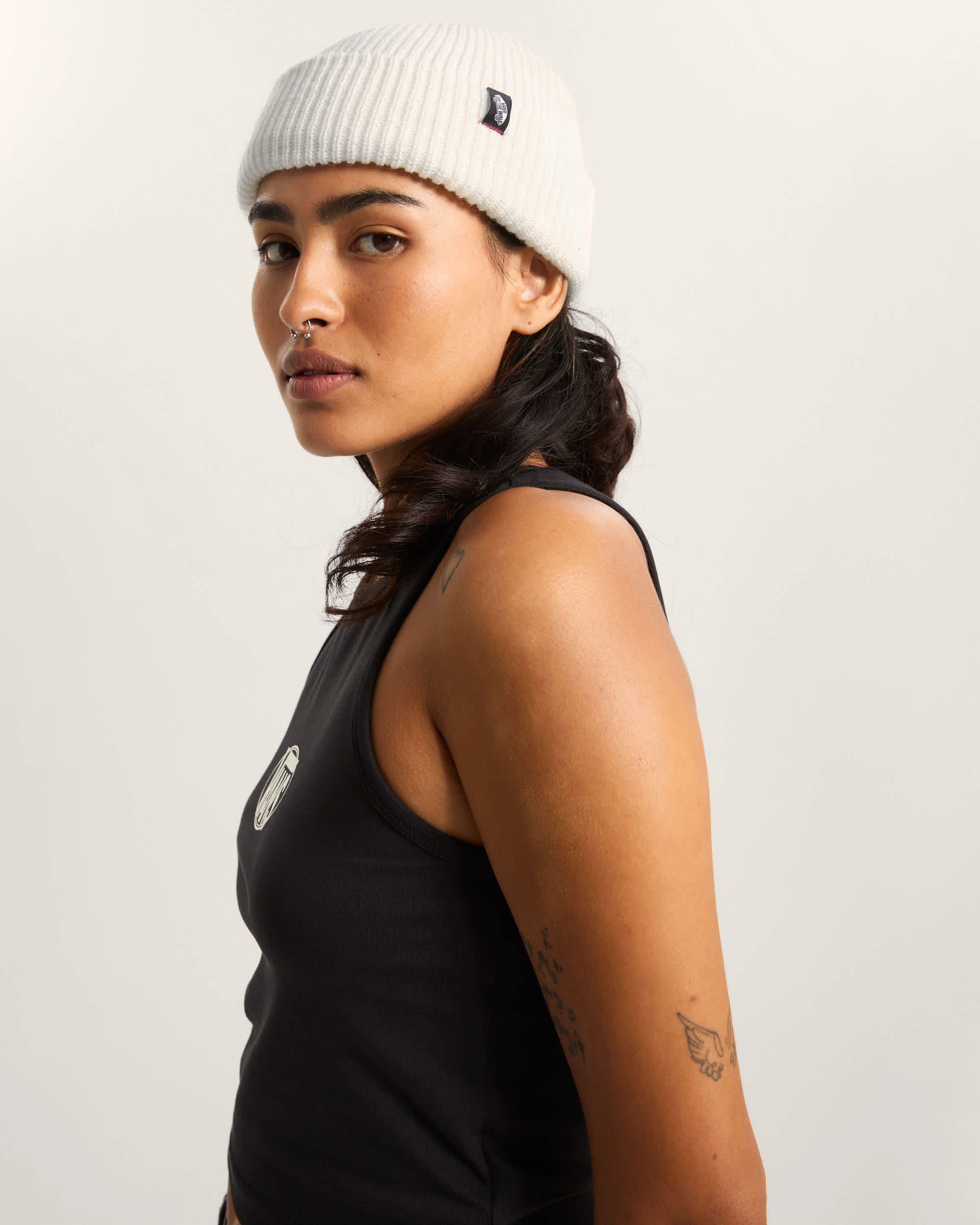 Original Shallow Cuff Beanie VANS White ALT3