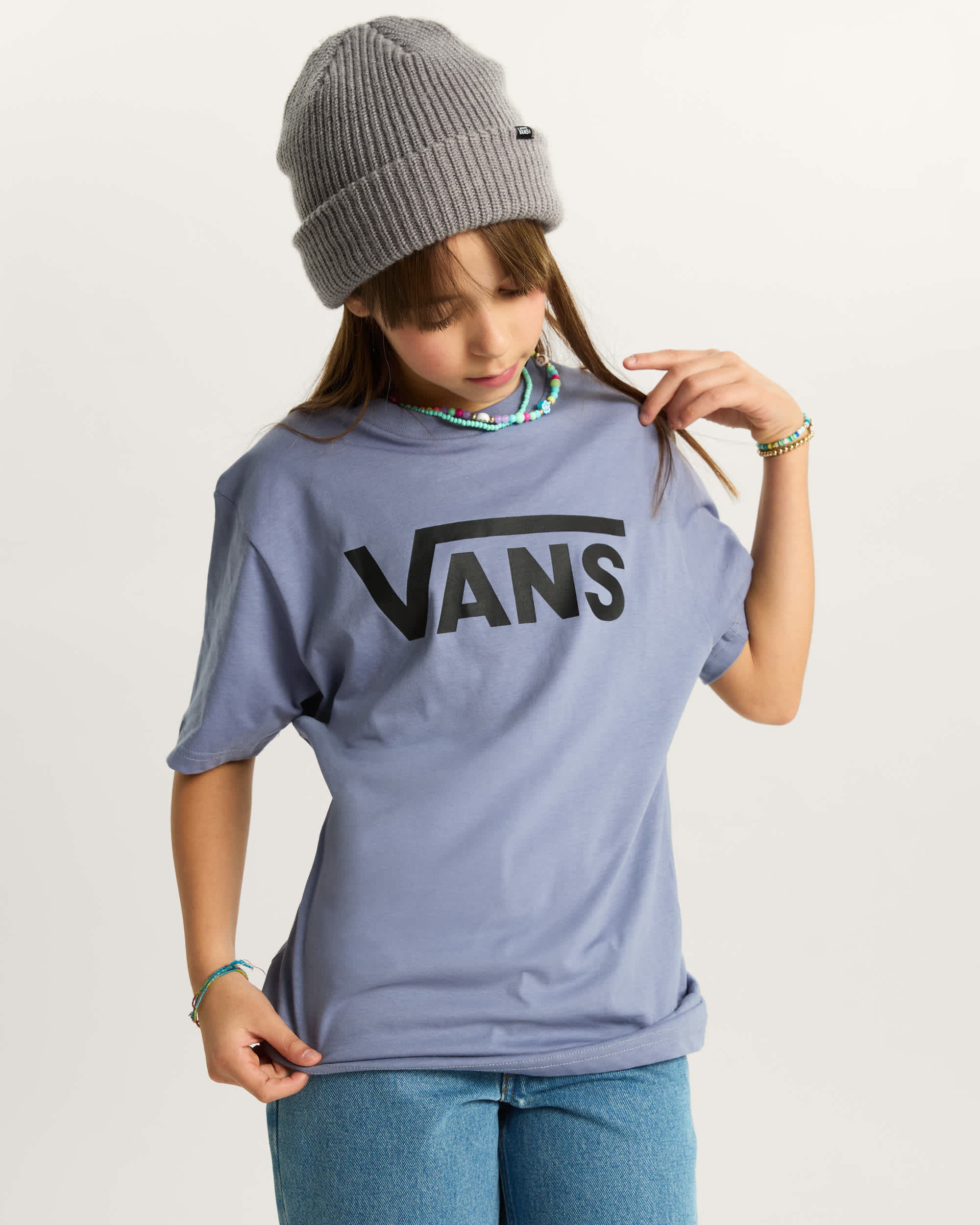 Kids Vans Classic TShirt 814 Years VANS Grey ALT5