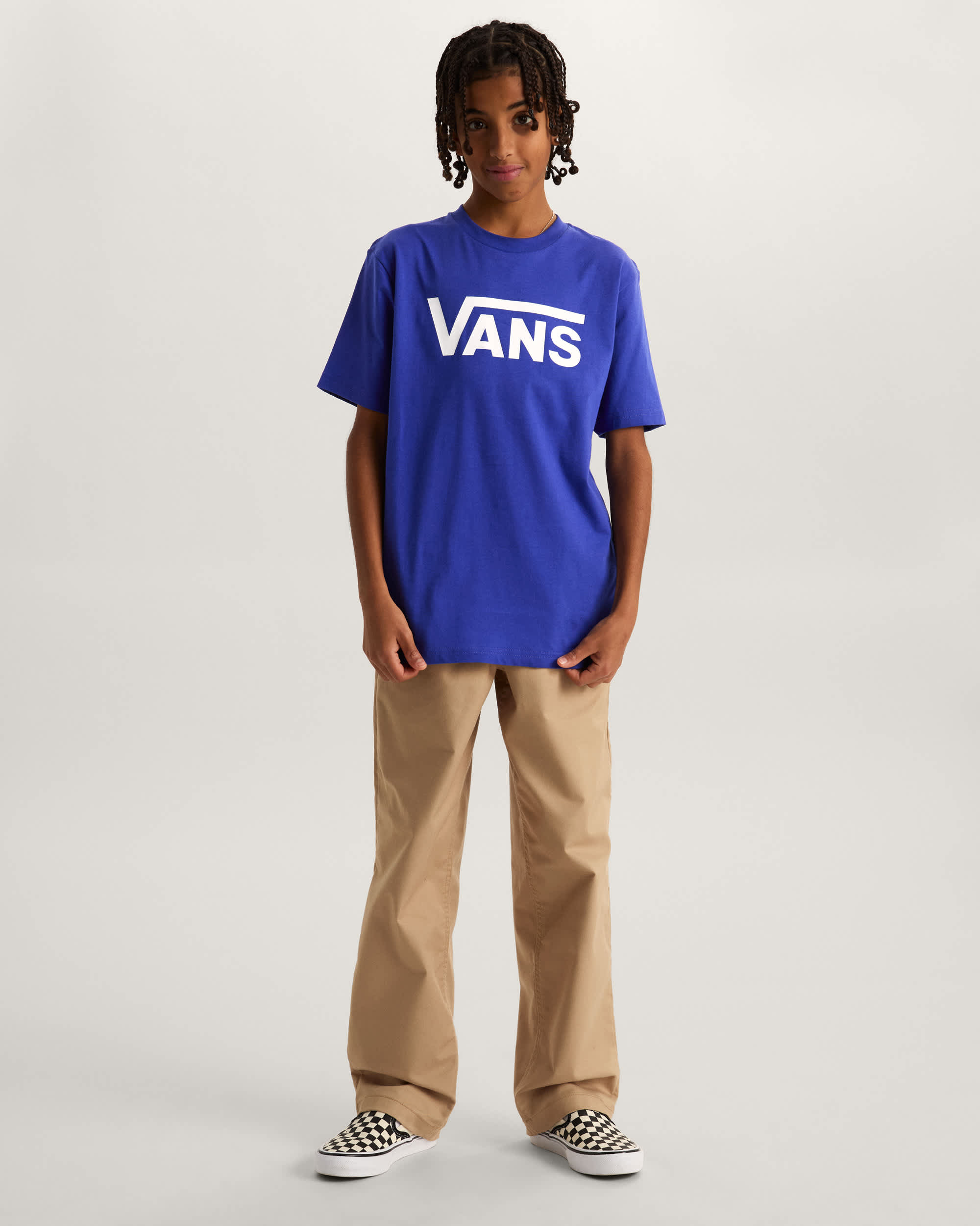 Kids Vans Classic TShirt 814 Years VANS Blue ALT4