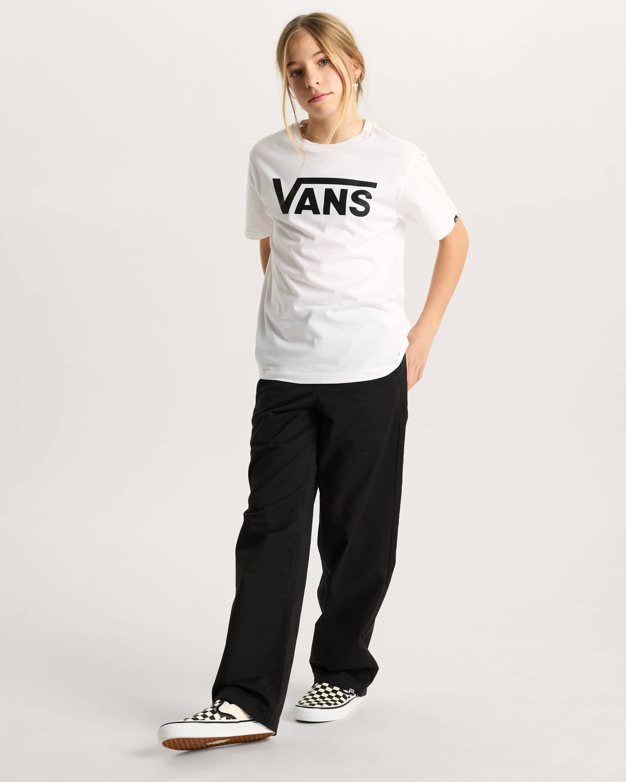 Kids Vans TShirt 814 years VANS White ALT7