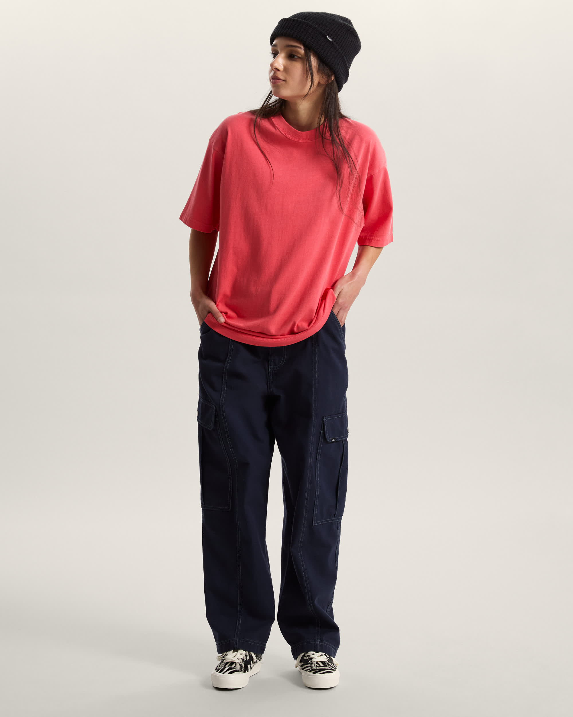 Pantaloni in tela Sidewalk VANS Blu ALT5