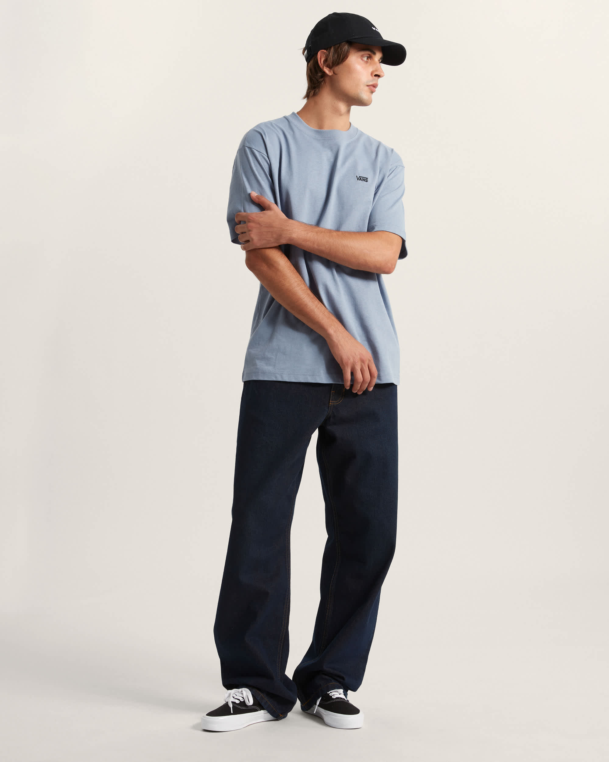 Lockeres TShirt mit Logo auf der linken Brust II VANS Grau ALT4
