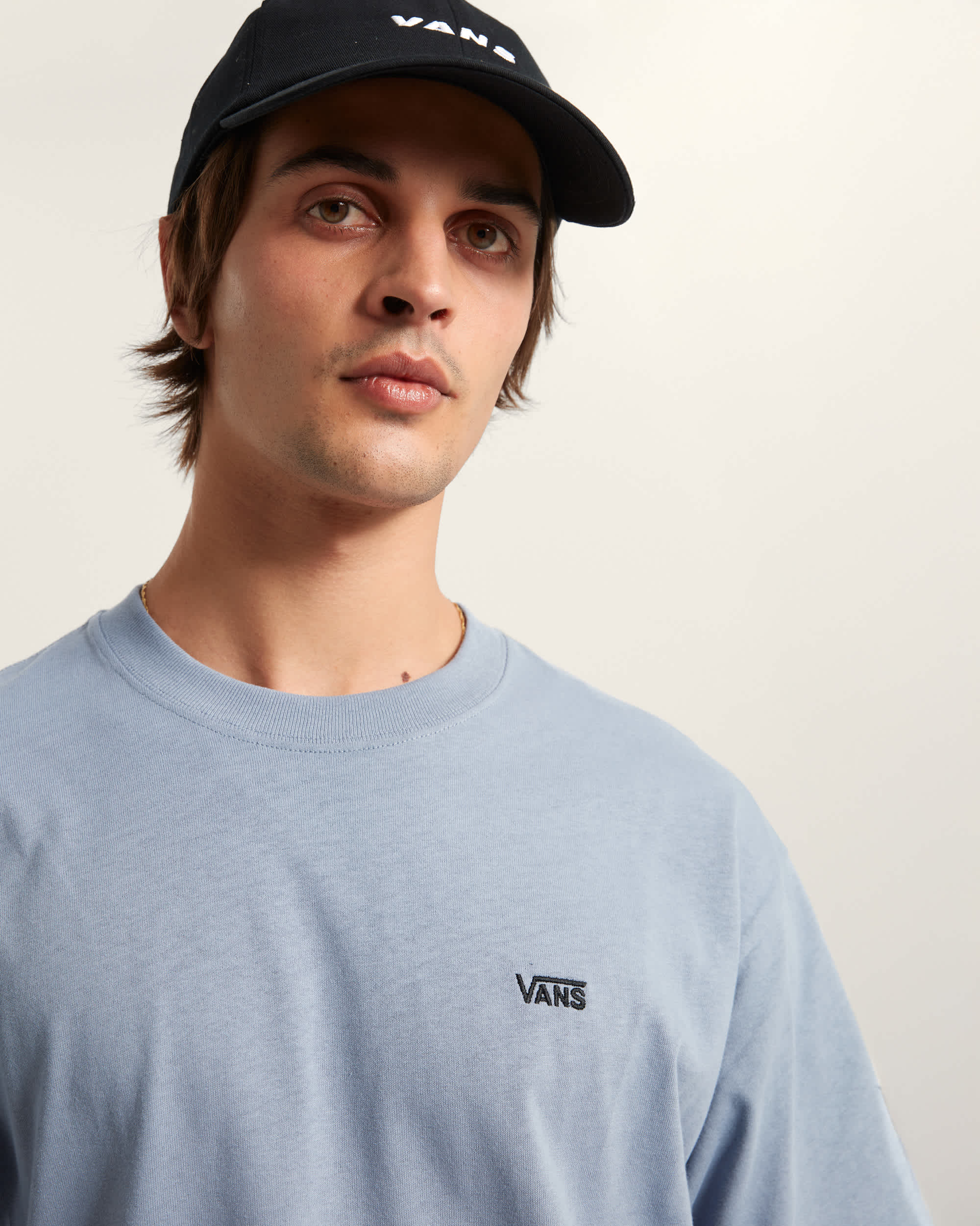 Lockeres TShirt mit Logo auf der linken Brust II VANS Grau ALT5