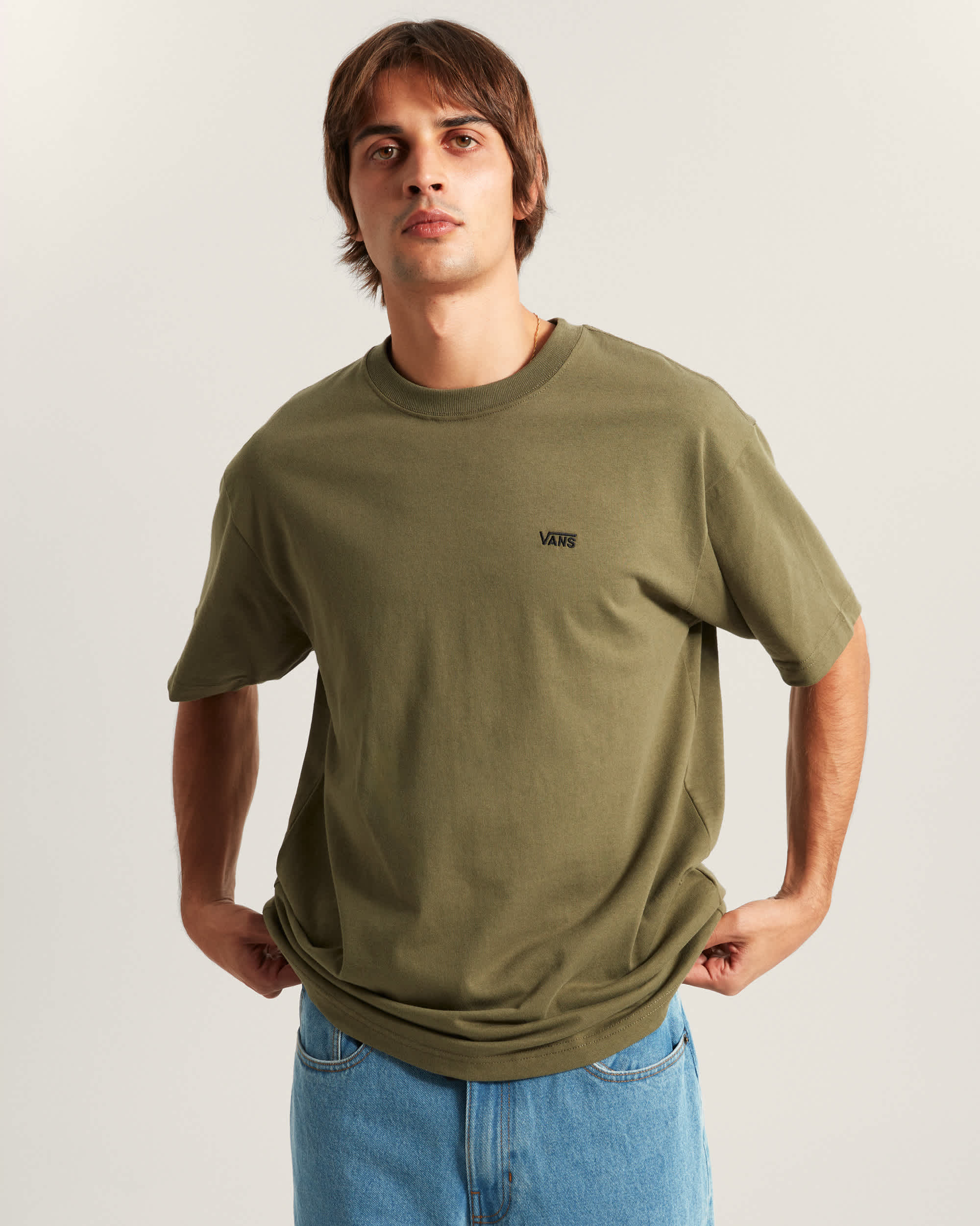LEFT CHEST II LOOSE TShirt VANS Green ALT2