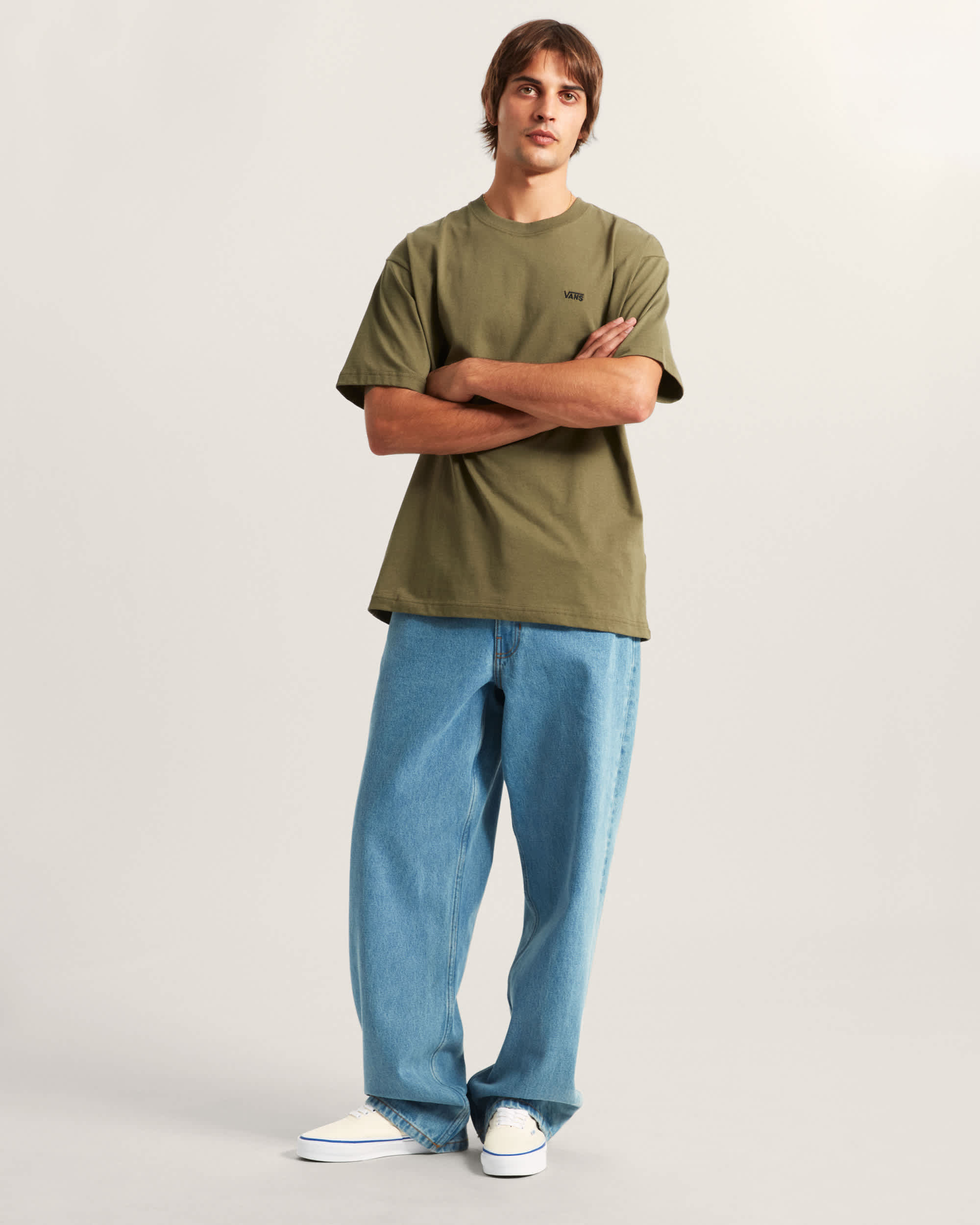 LEFT CHEST II LOOSE TShirt VANS Green ALT4