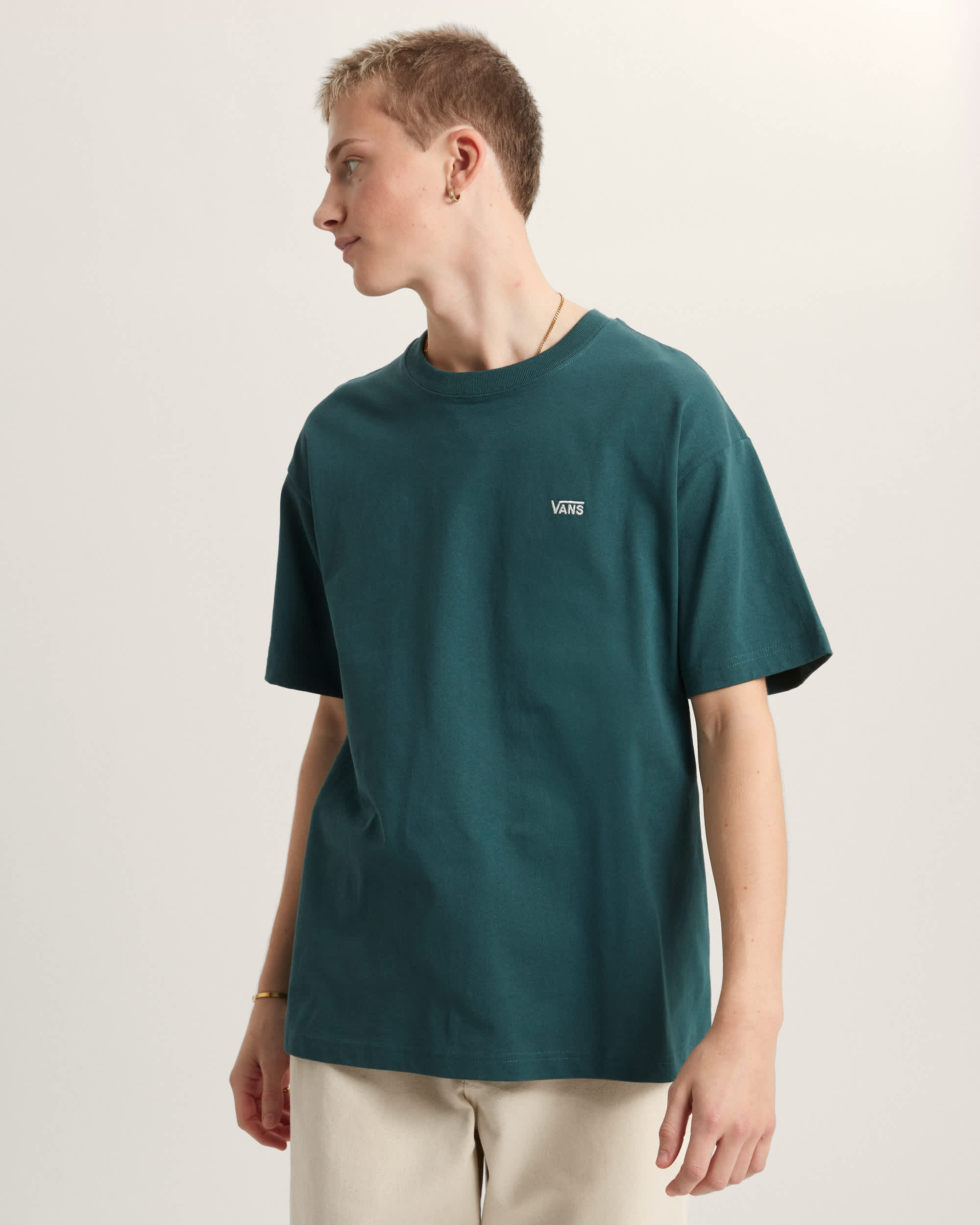 Lockeres TShirt mit Logo auf der linken Brust II VANS Grn ALT2