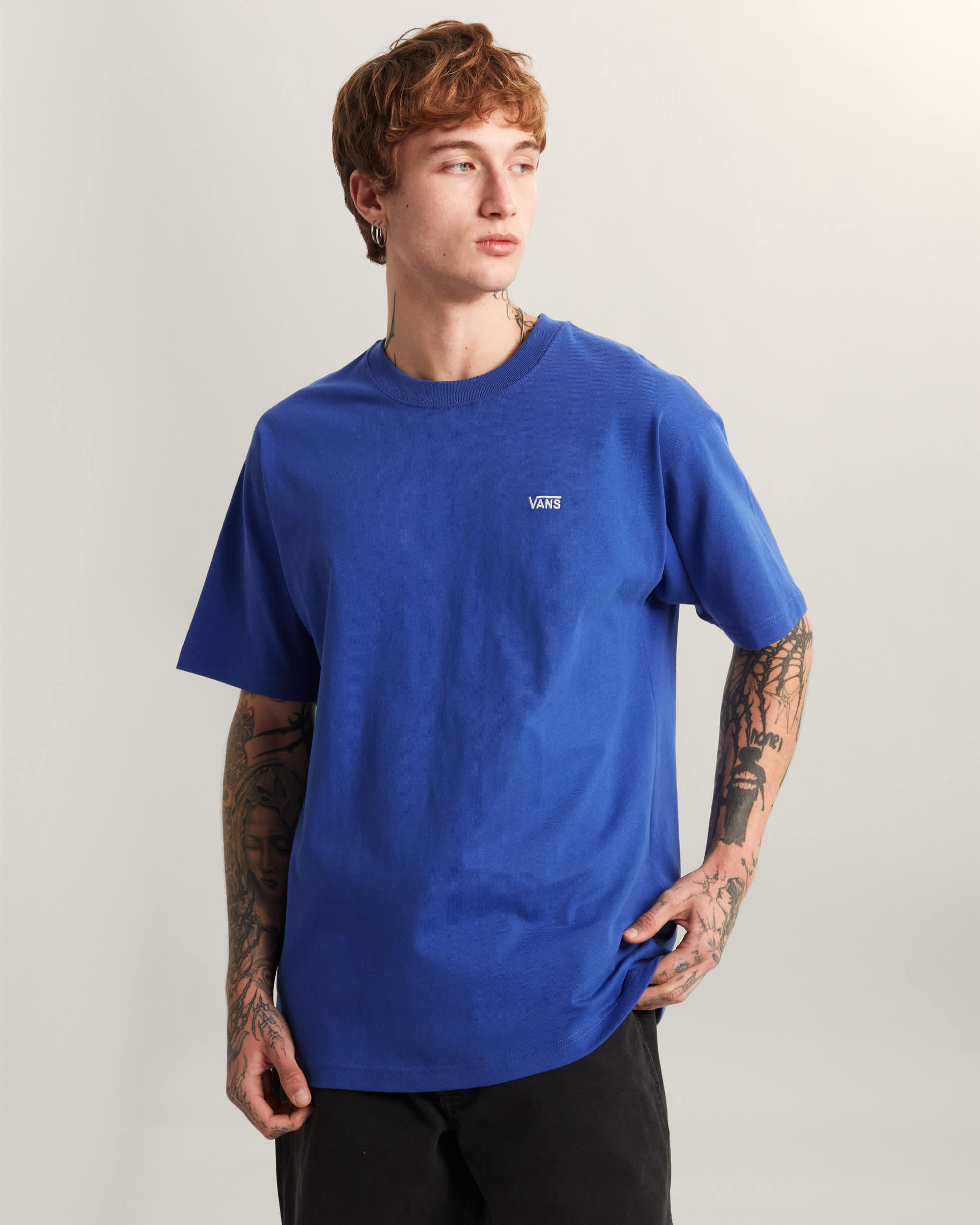 Lockeres TShirt mit Logo auf der linken Brust II VANS Blau ALT2