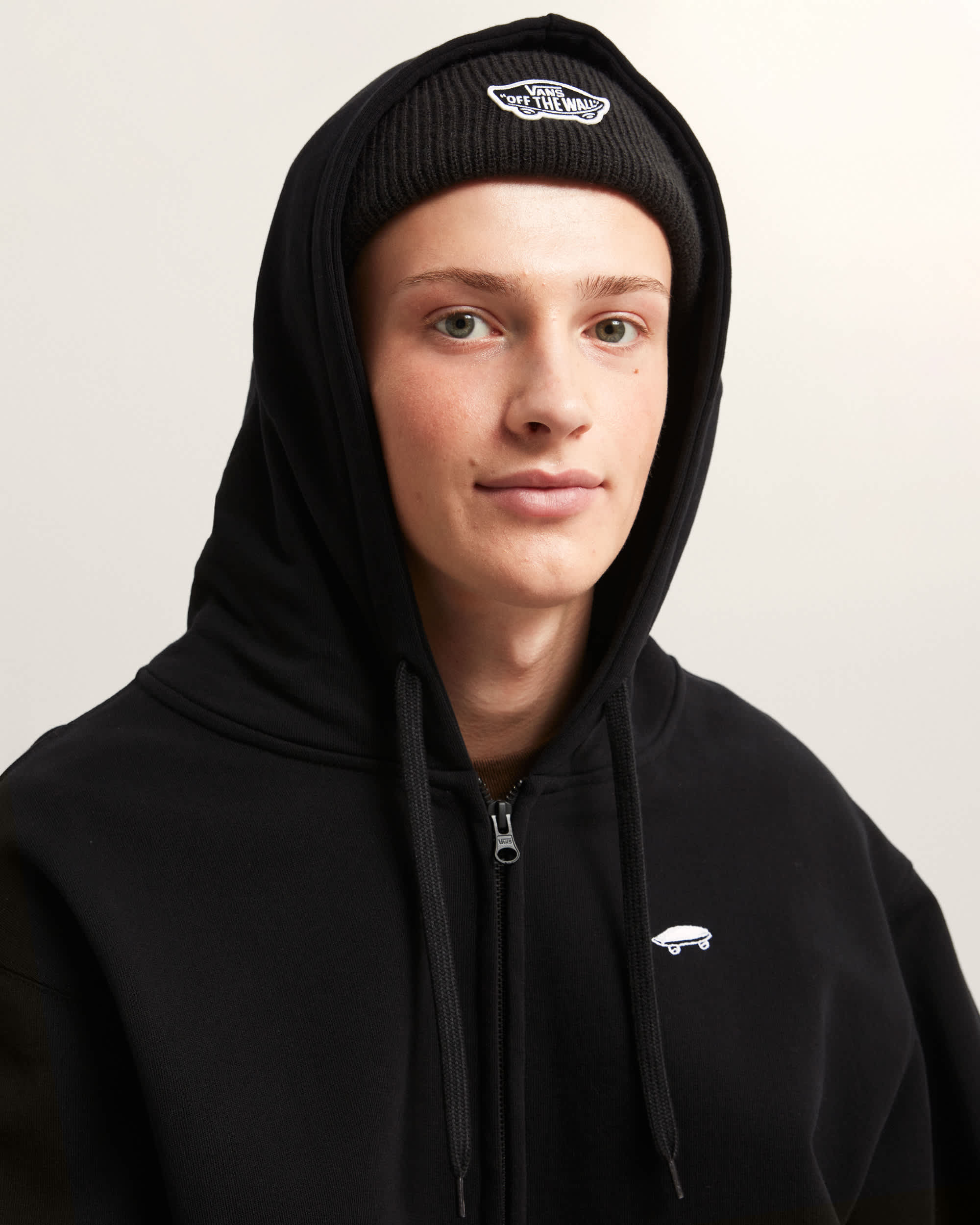 Sweat  capuche zipp Salton VANS Noir ALT6