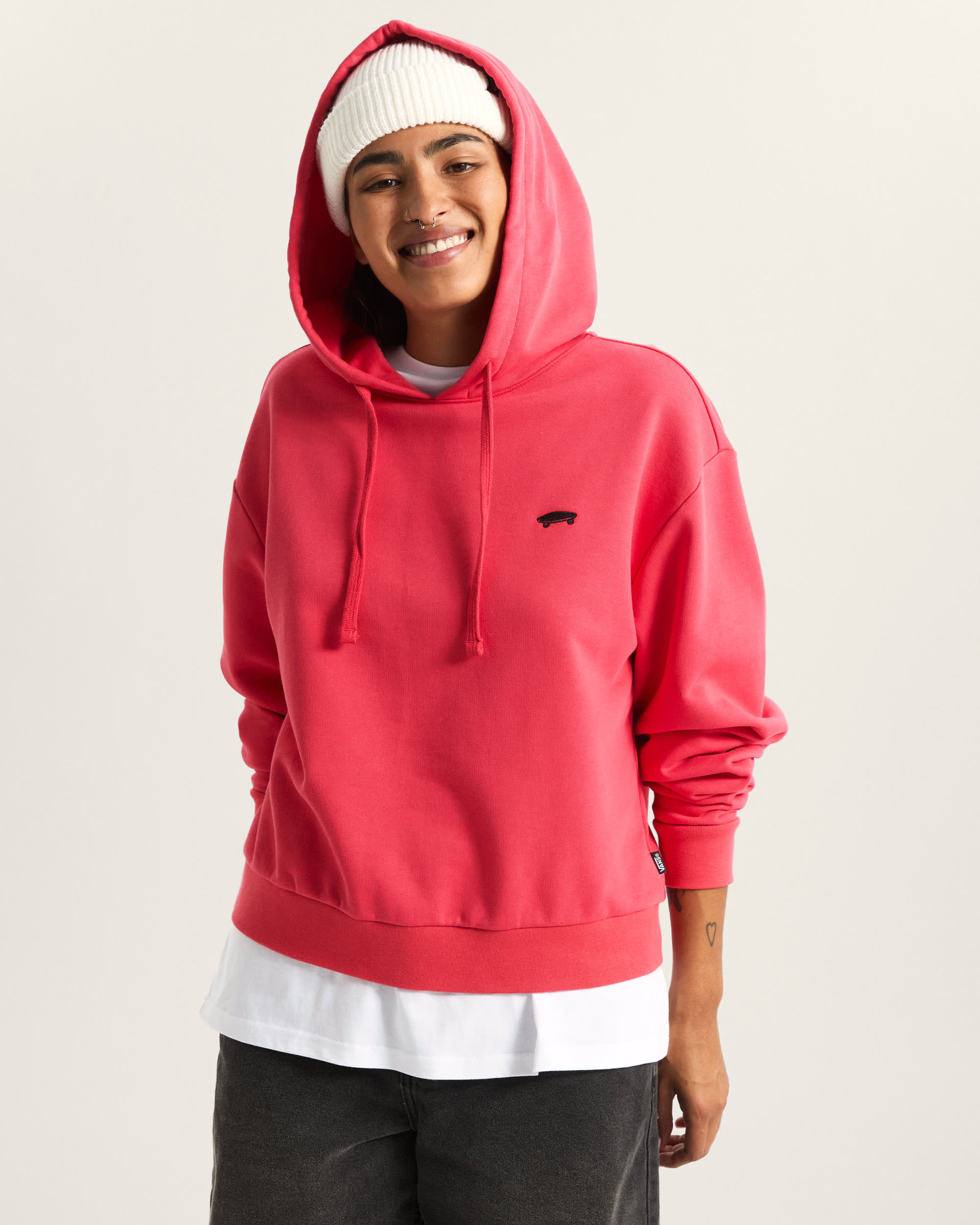 W Salton RLX FT Hoodie VANS Rosa ALT2