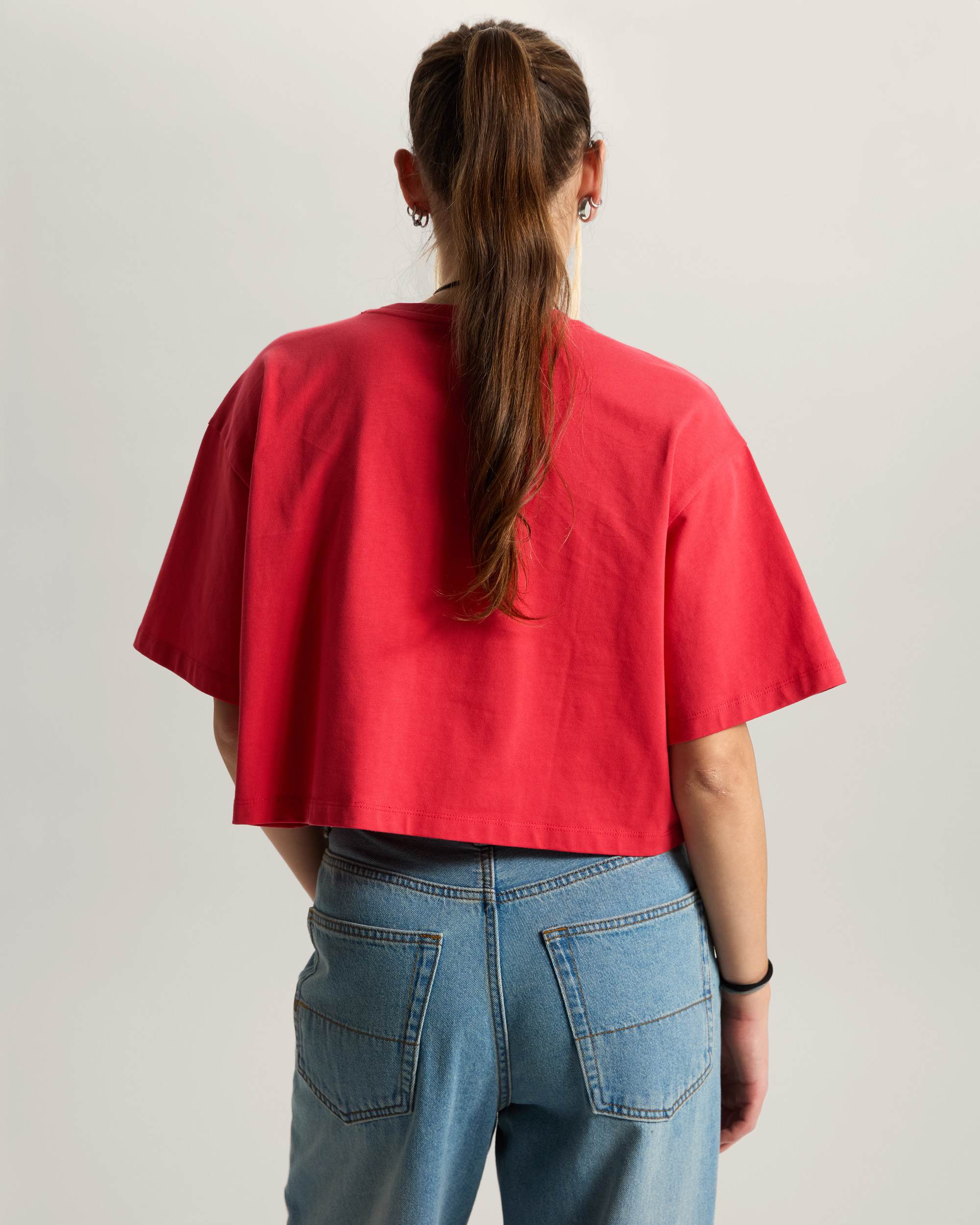 W SALTON RELAX CROP TShirt VANS Pink ALT3