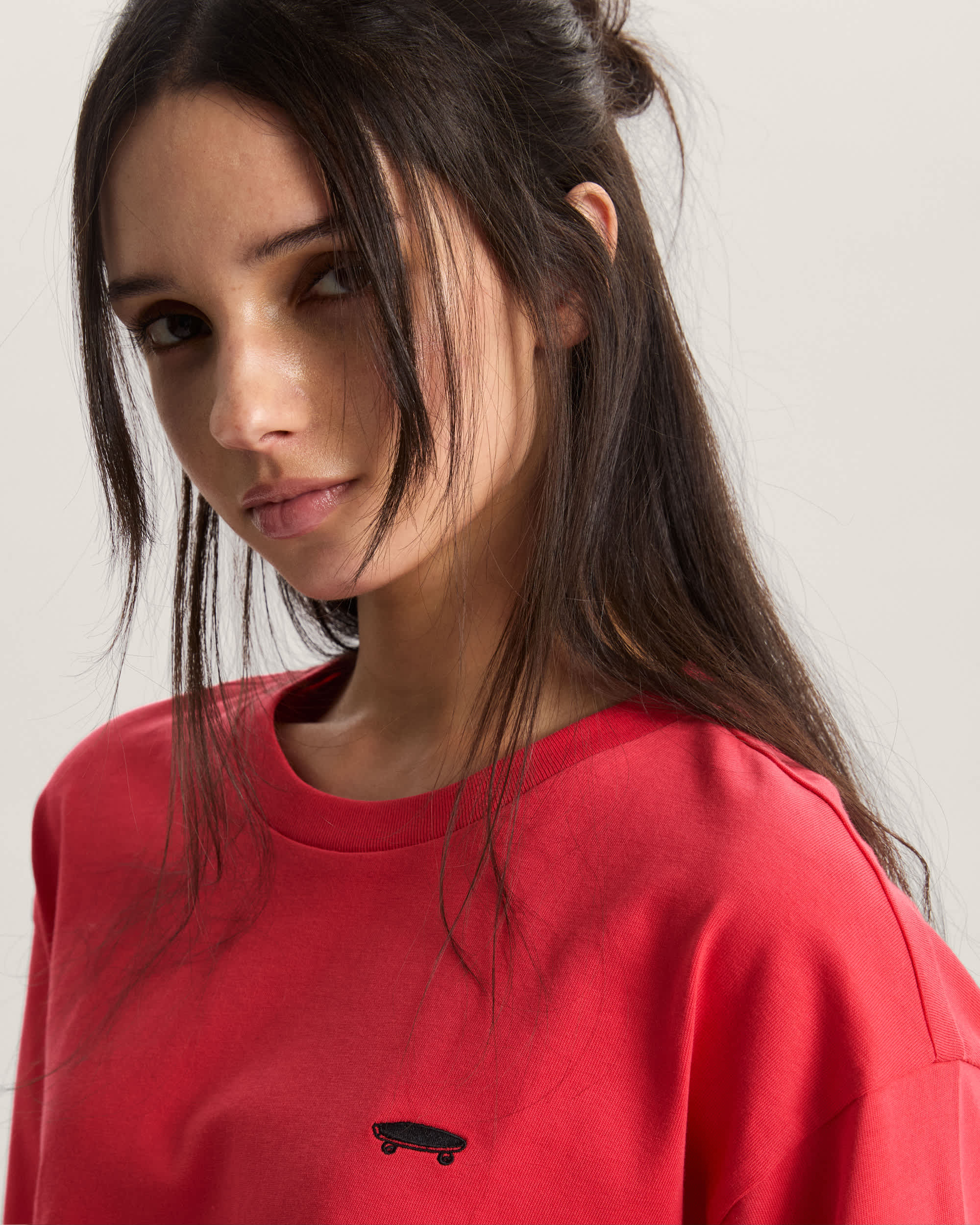 W SALTON RELAX CROP TShirt VANS Pink ALT5