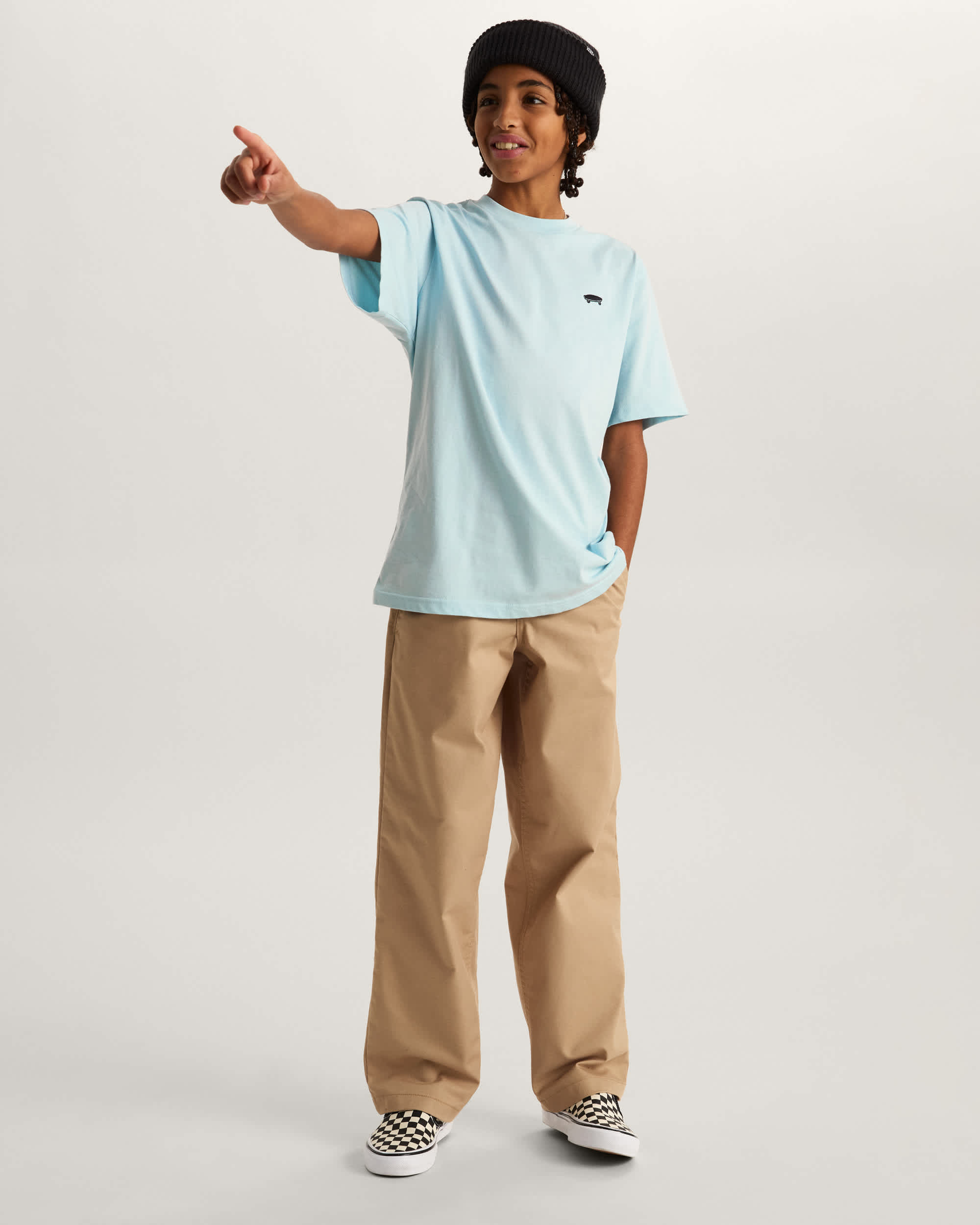 B SALTON SS Dawn Mist VANS Azul ALT4