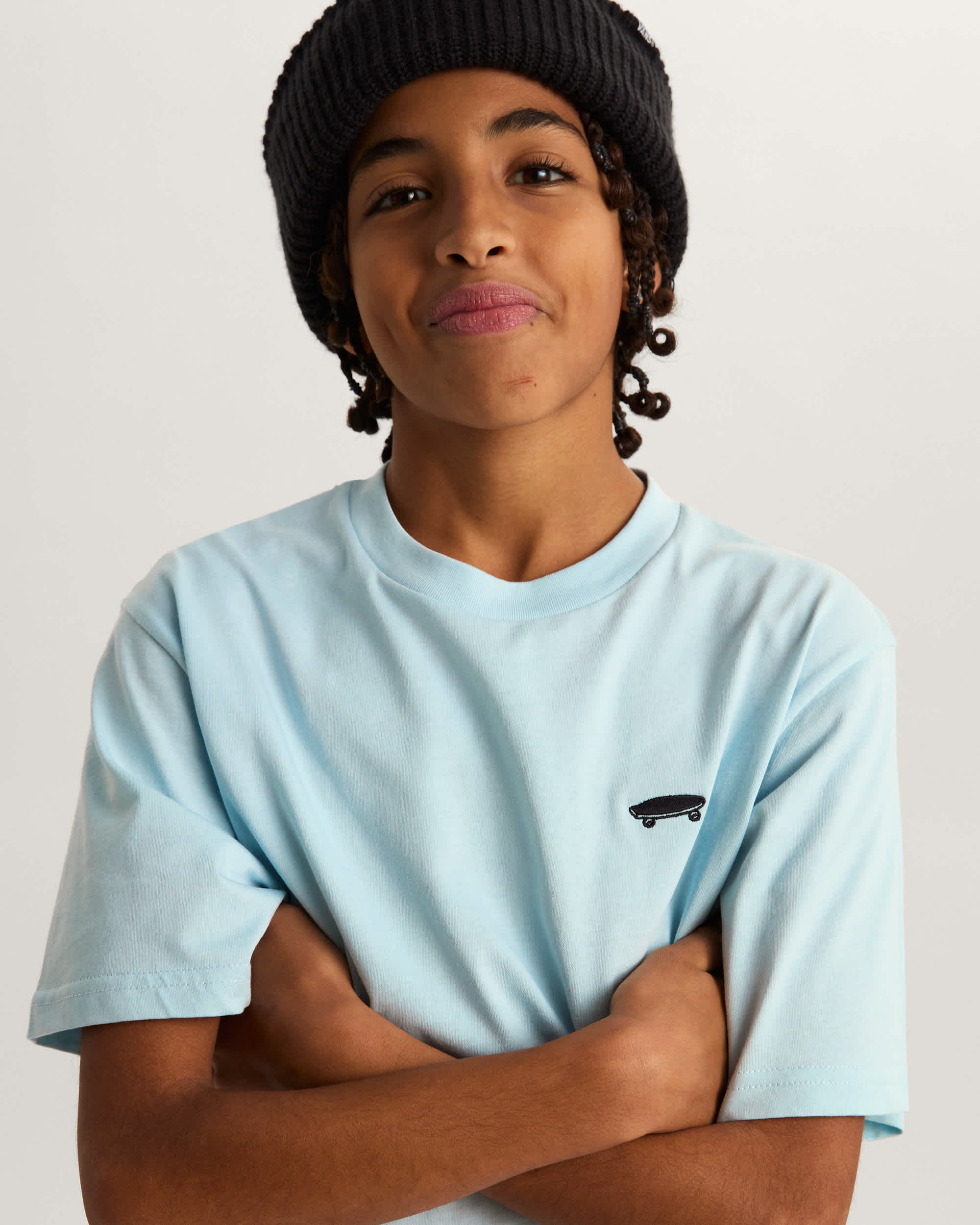 B SALTON SS Dawn Mist VANS Azul ALT5