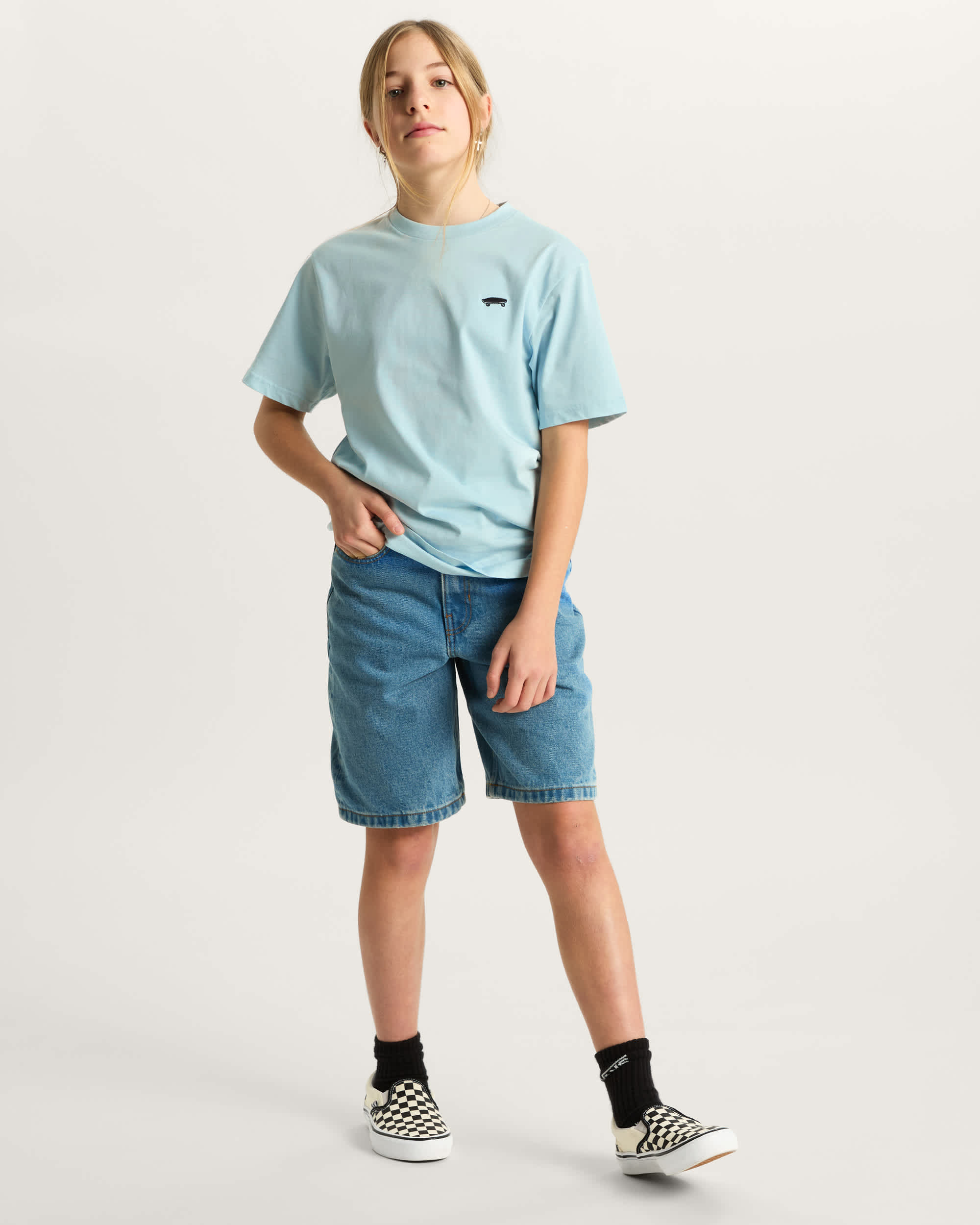 B SALTON SS Dawn Mist VANS Azul ALT8