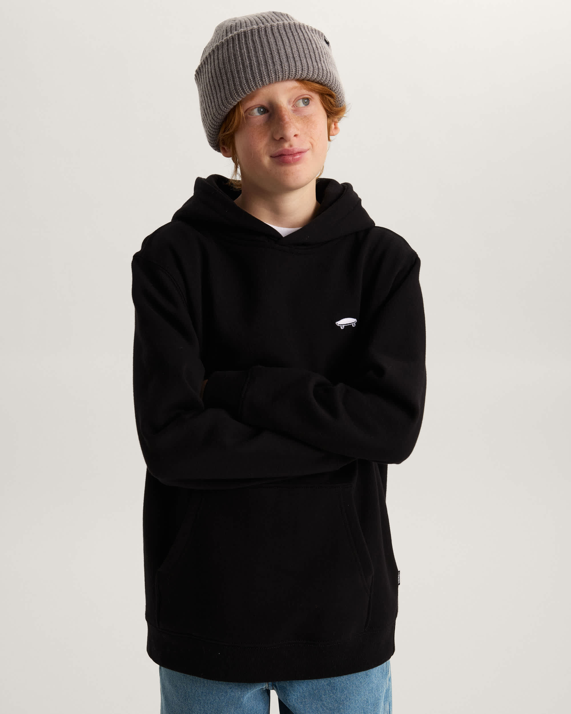 Sweat  capuche Salton Loose Enfant 814 ans VANS Noir ALT2