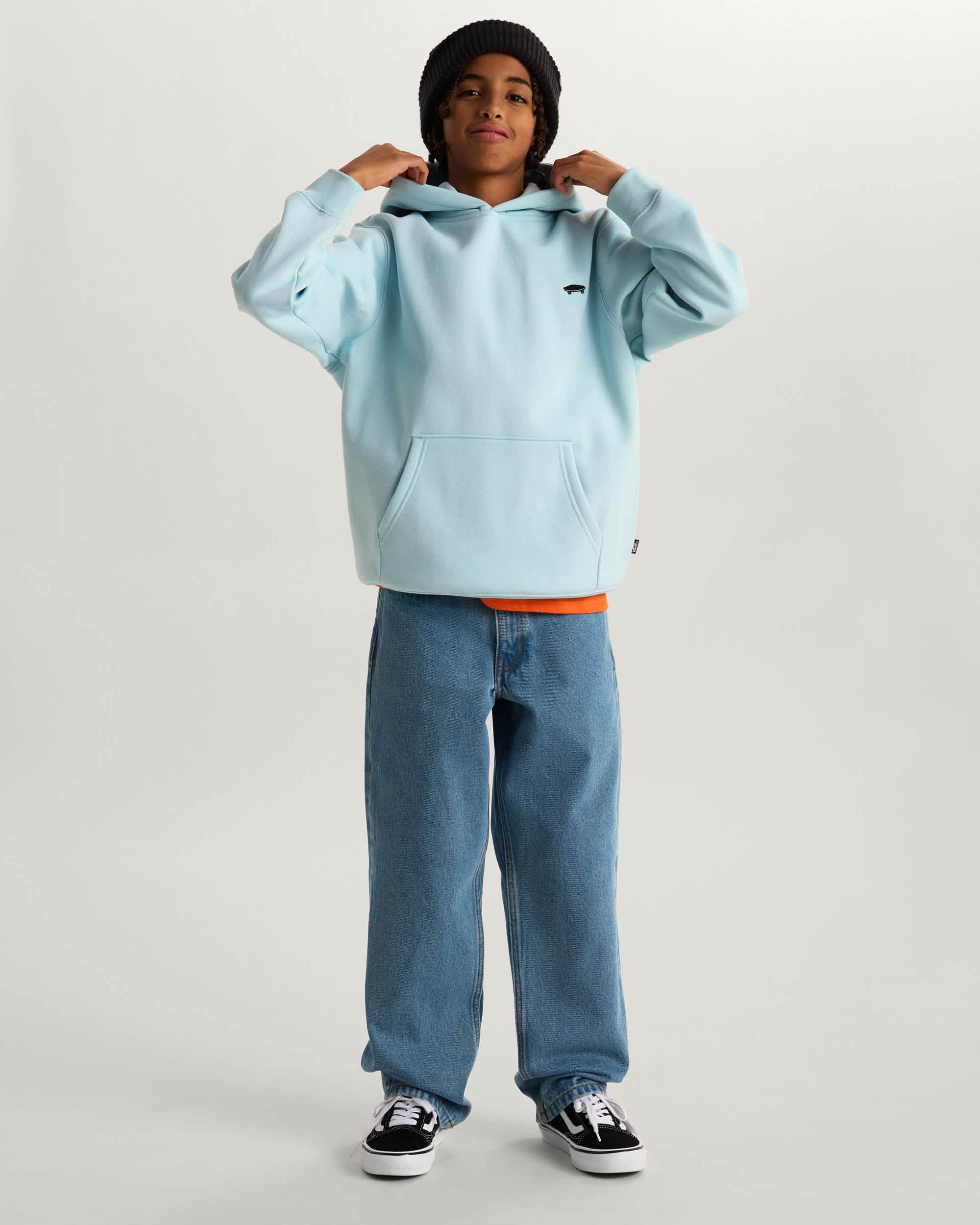 Kinder Salton Loose Hoodie 814 Jahre VANS Blau ALT5