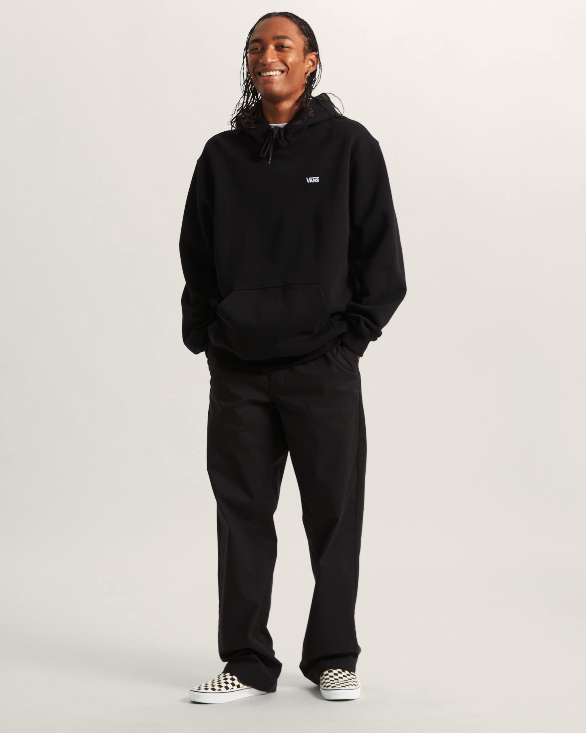 Sudadera con capucha Left Chest Logo II VANS Negro ALT5