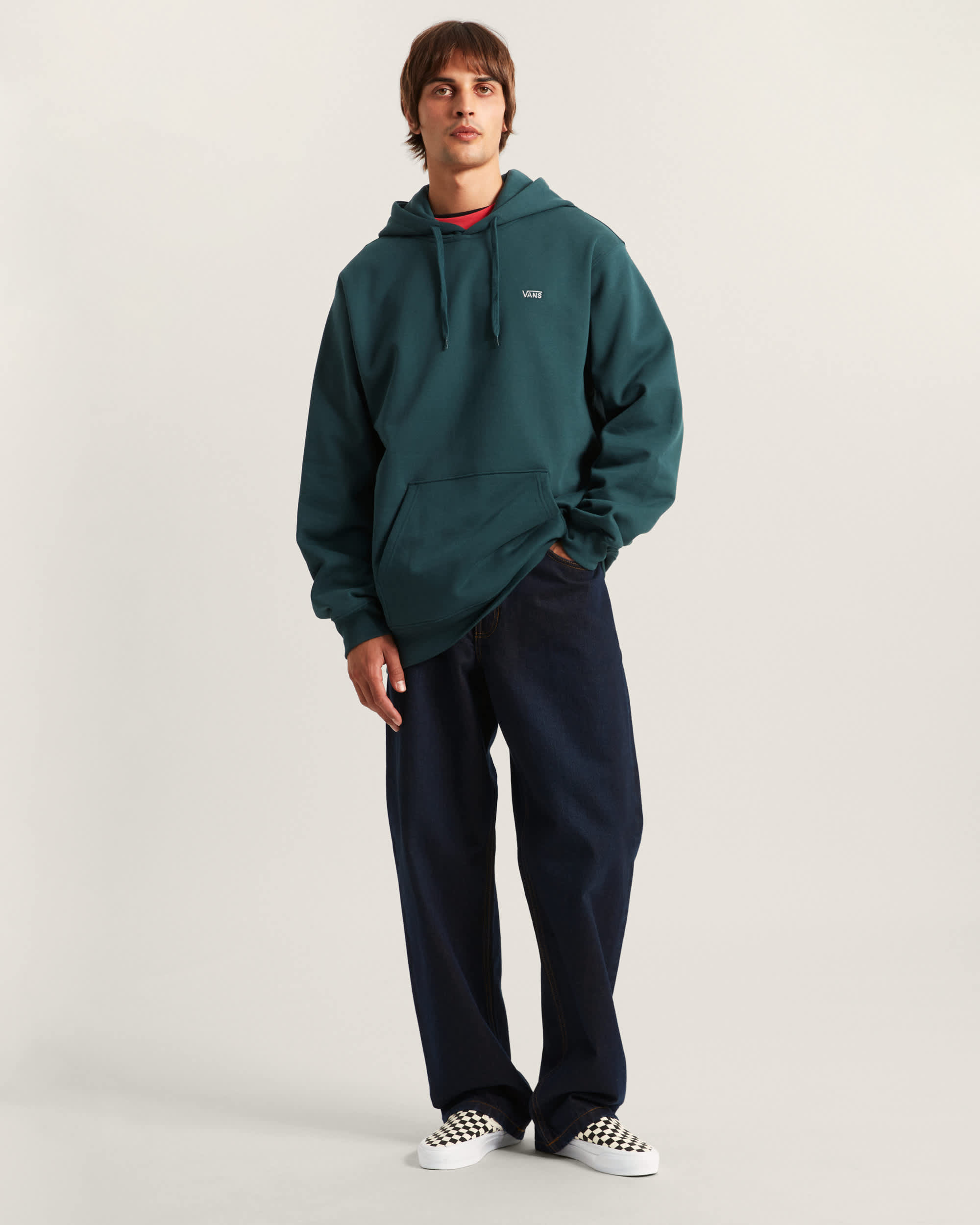 Lockeres Hoodie mit Logo auf der linken Brust II VANS Grn ALT5