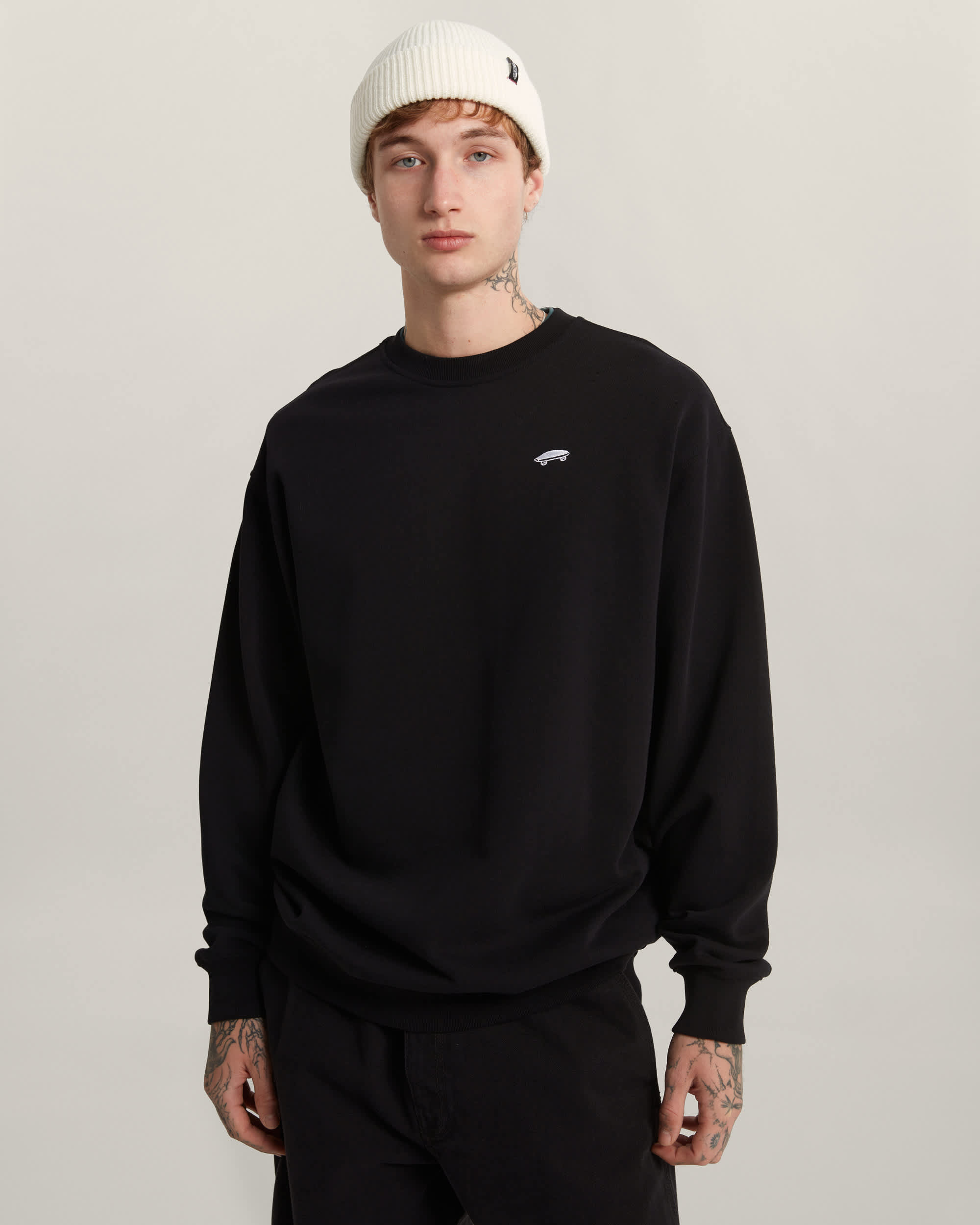 Salton RundhalsSweatshirt VANS Schwarz ALT2