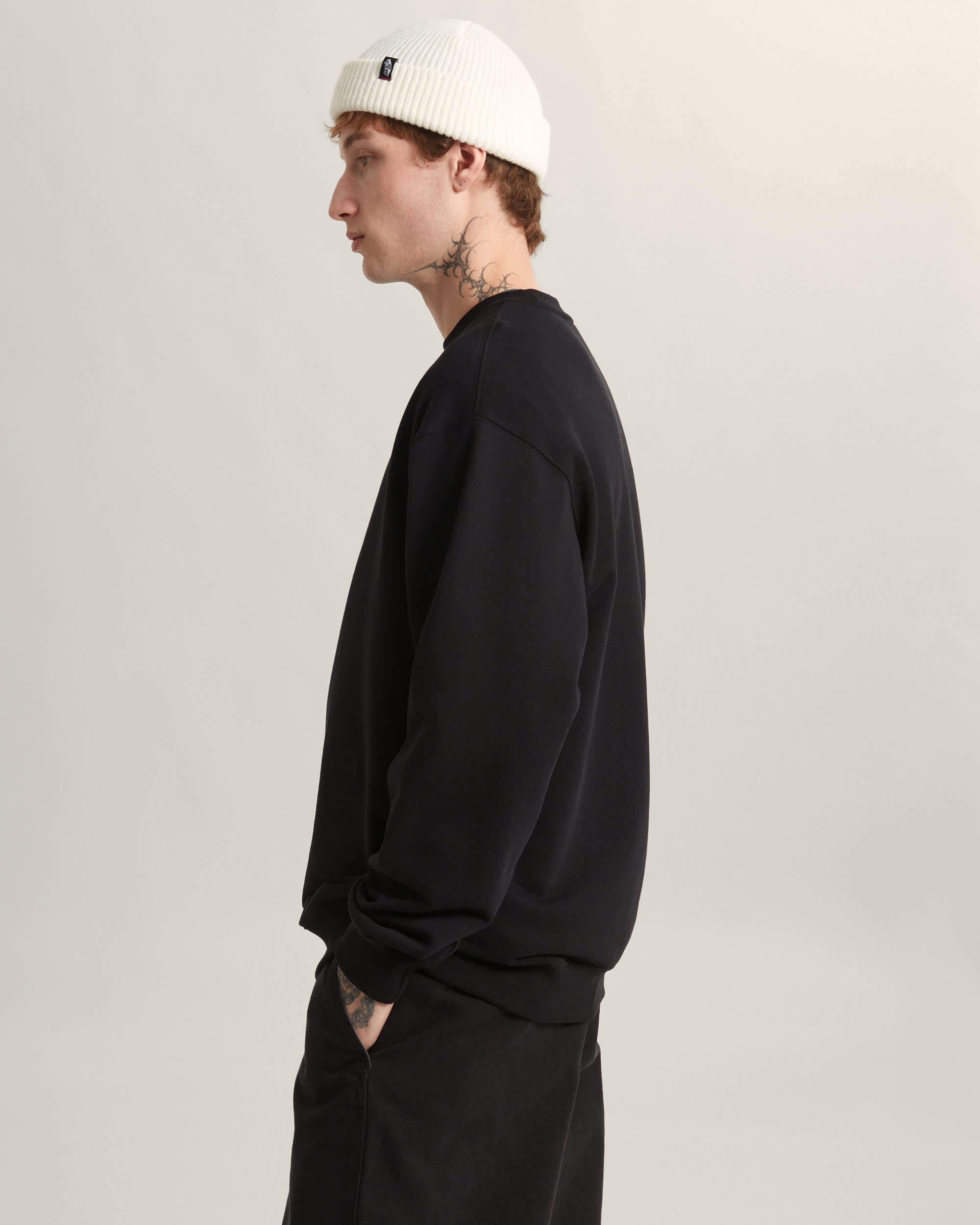 Salton RundhalsSweatshirt VANS Schwarz ALT4