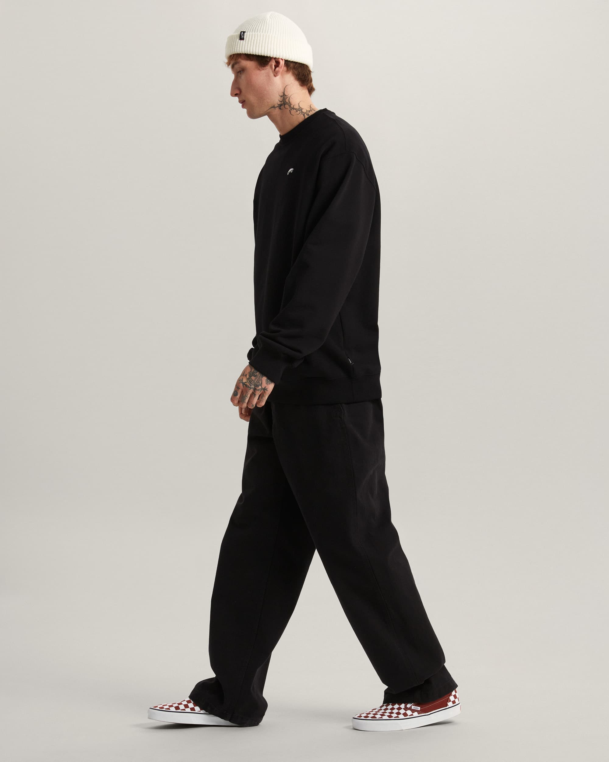 Salton RundhalsSweatshirt VANS Schwarz ALT5