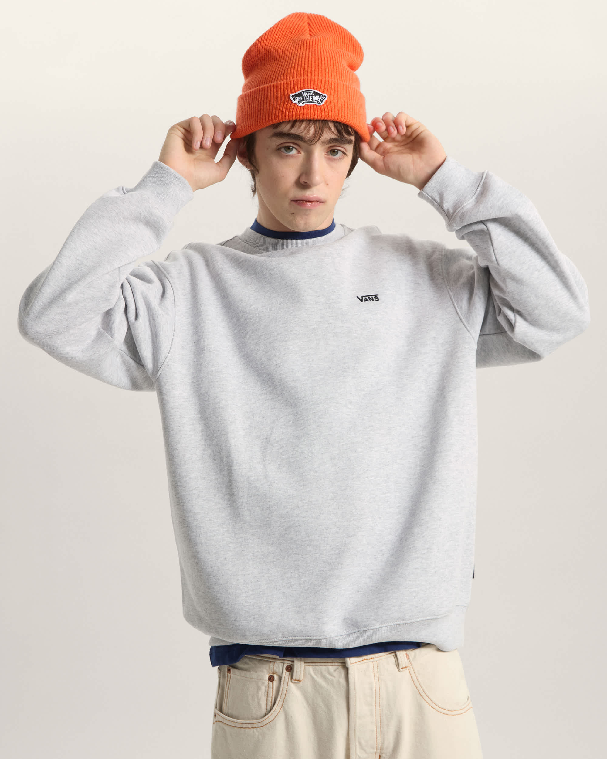 Sweat avec logo sur le ct gauche VANS Gris ALT2