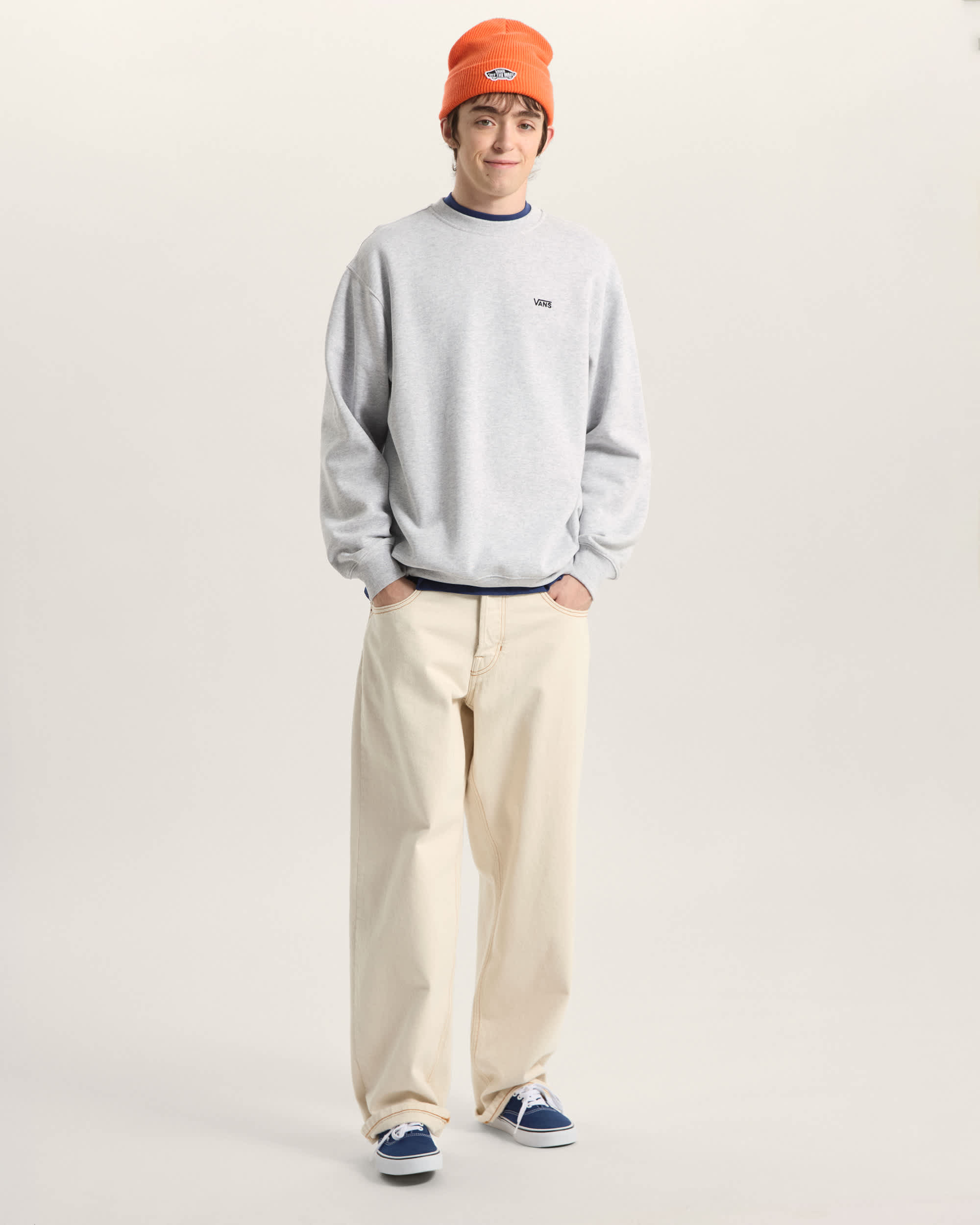 Sweat avec logo sur le ct gauche VANS Gris ALT5