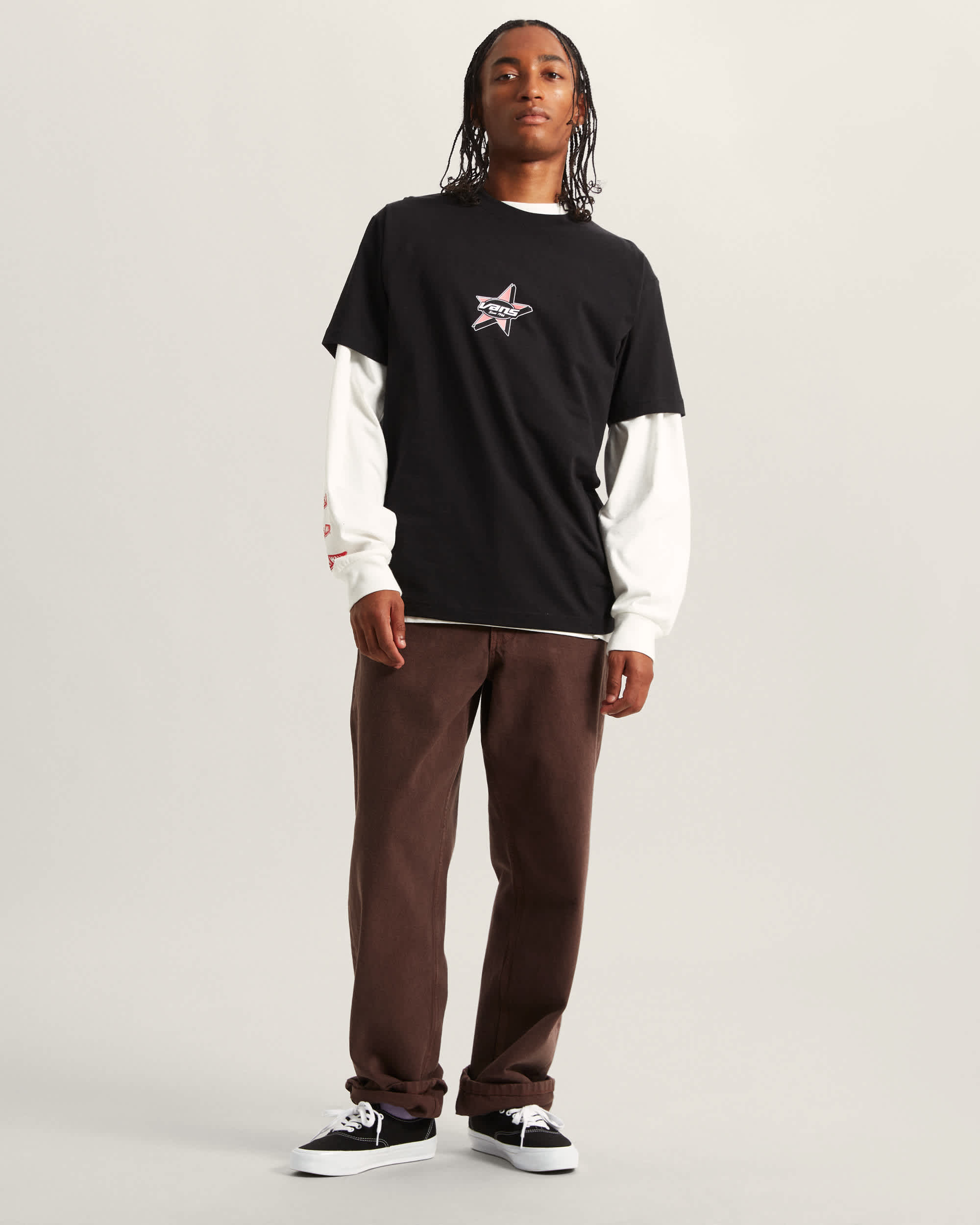 Check5 Loose DenimHose VANS Braun ALT5