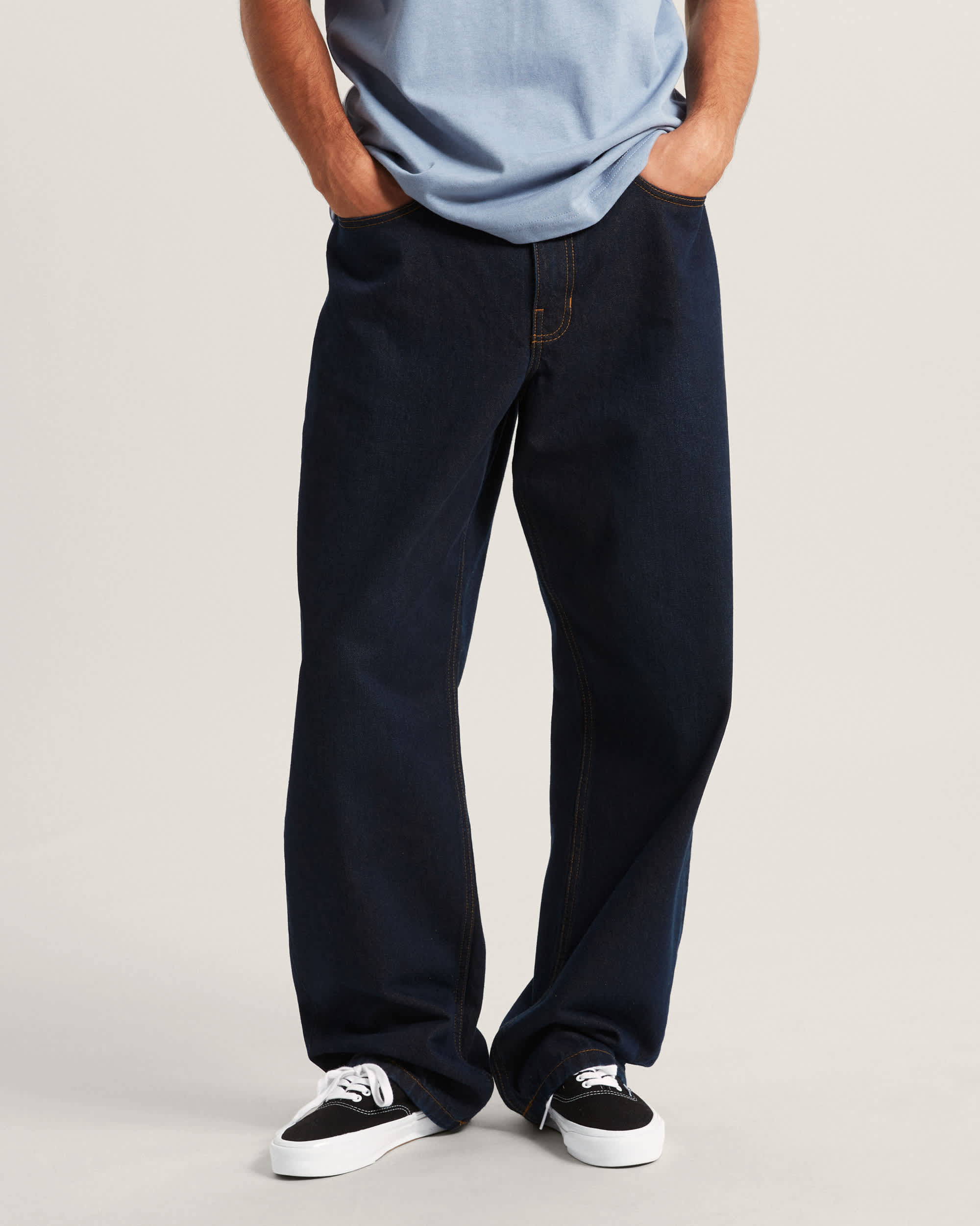 Check5 Loose Denim Trousers VANS Blue ALT2