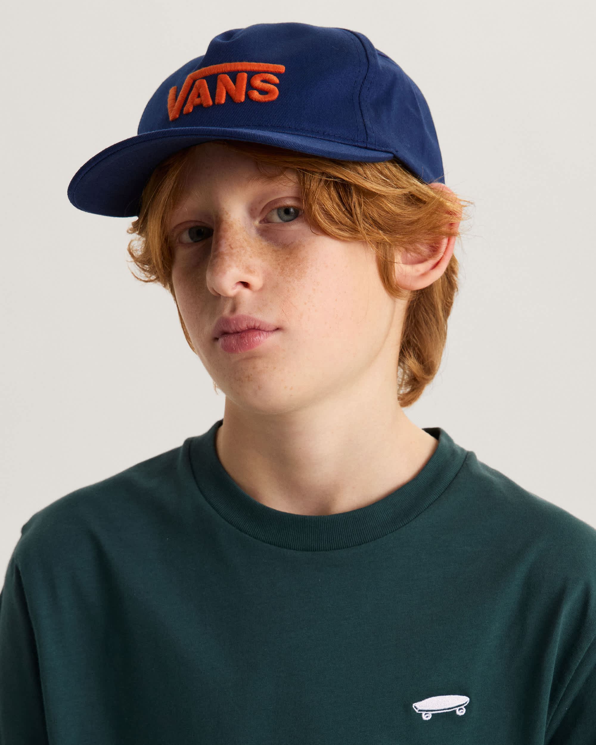 Cappellino snapback con logo Drop V VANS Blu ALT3