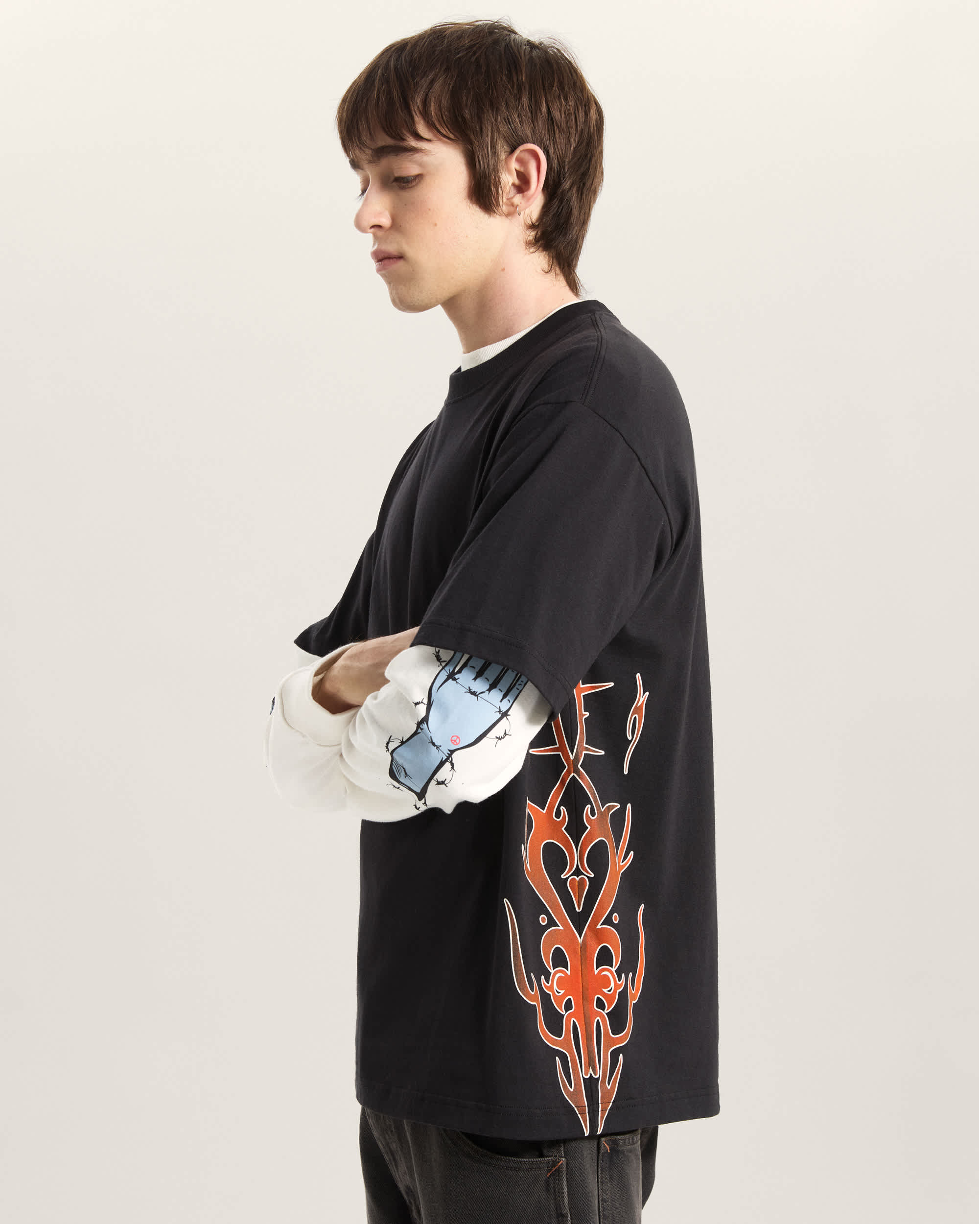 Dayana Side Tribal TShirt VANS Schwarz ALT4