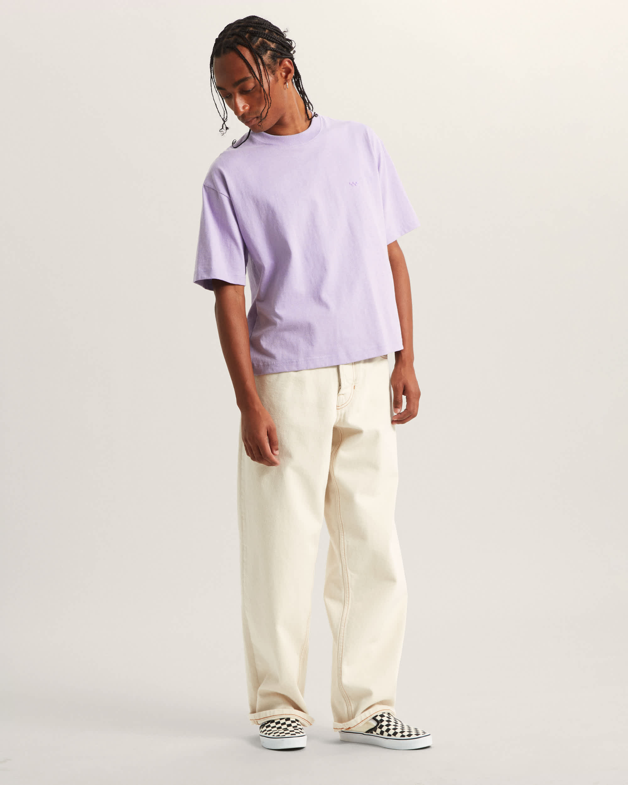 Blurred Face Short TShirt VANS Lilac ALT4