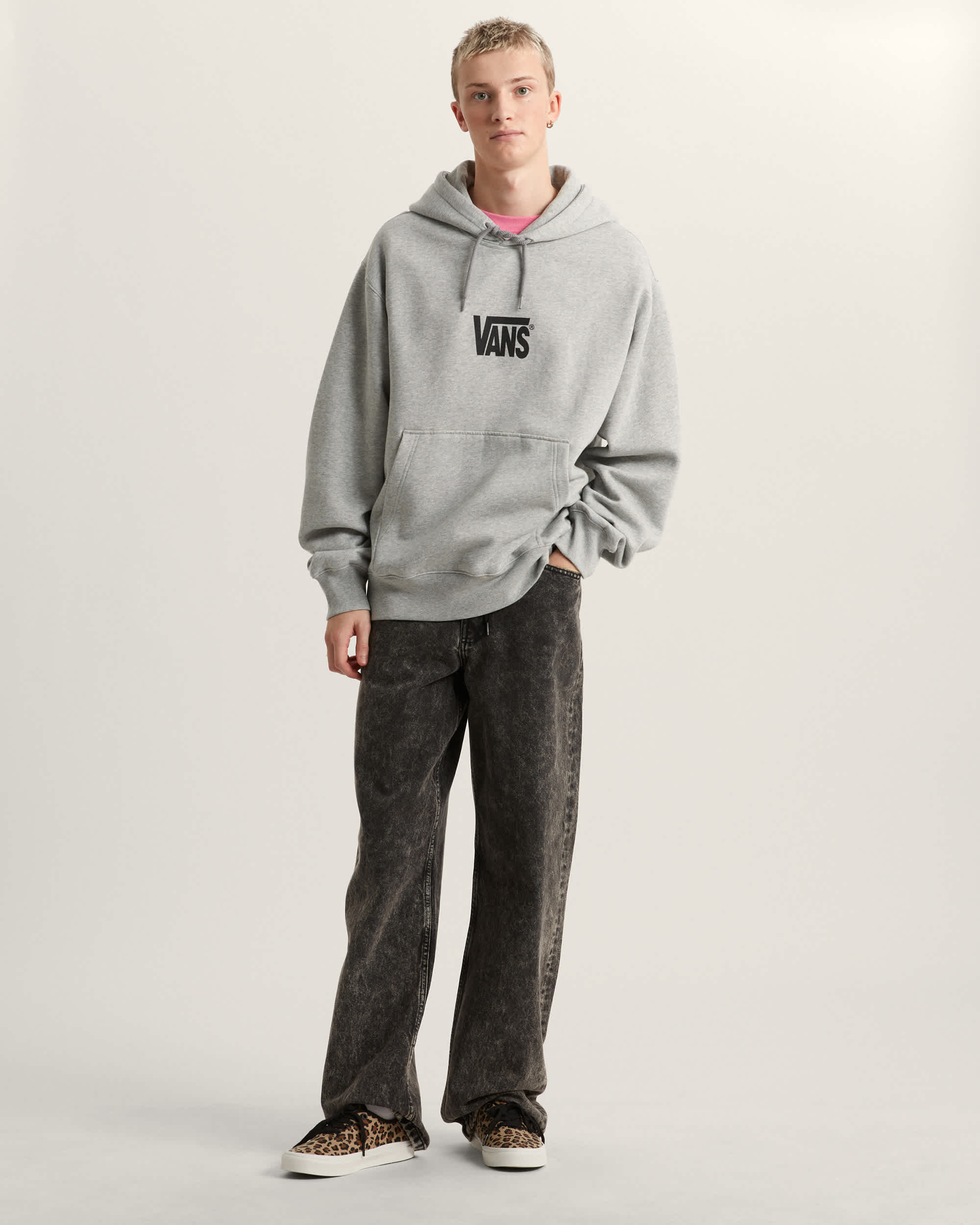 StretchHoodie mit Logo VANS Grau ALT5