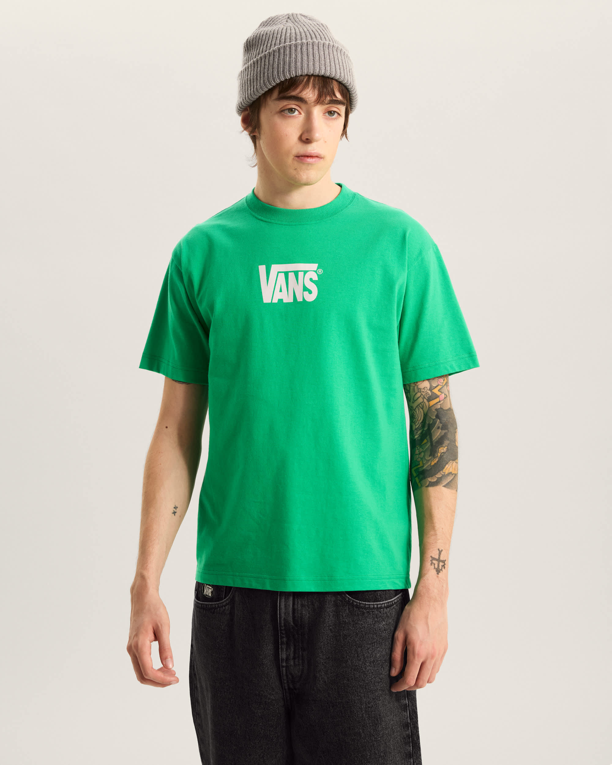 StretchTShirt mit Logo VANS Grn ALT2