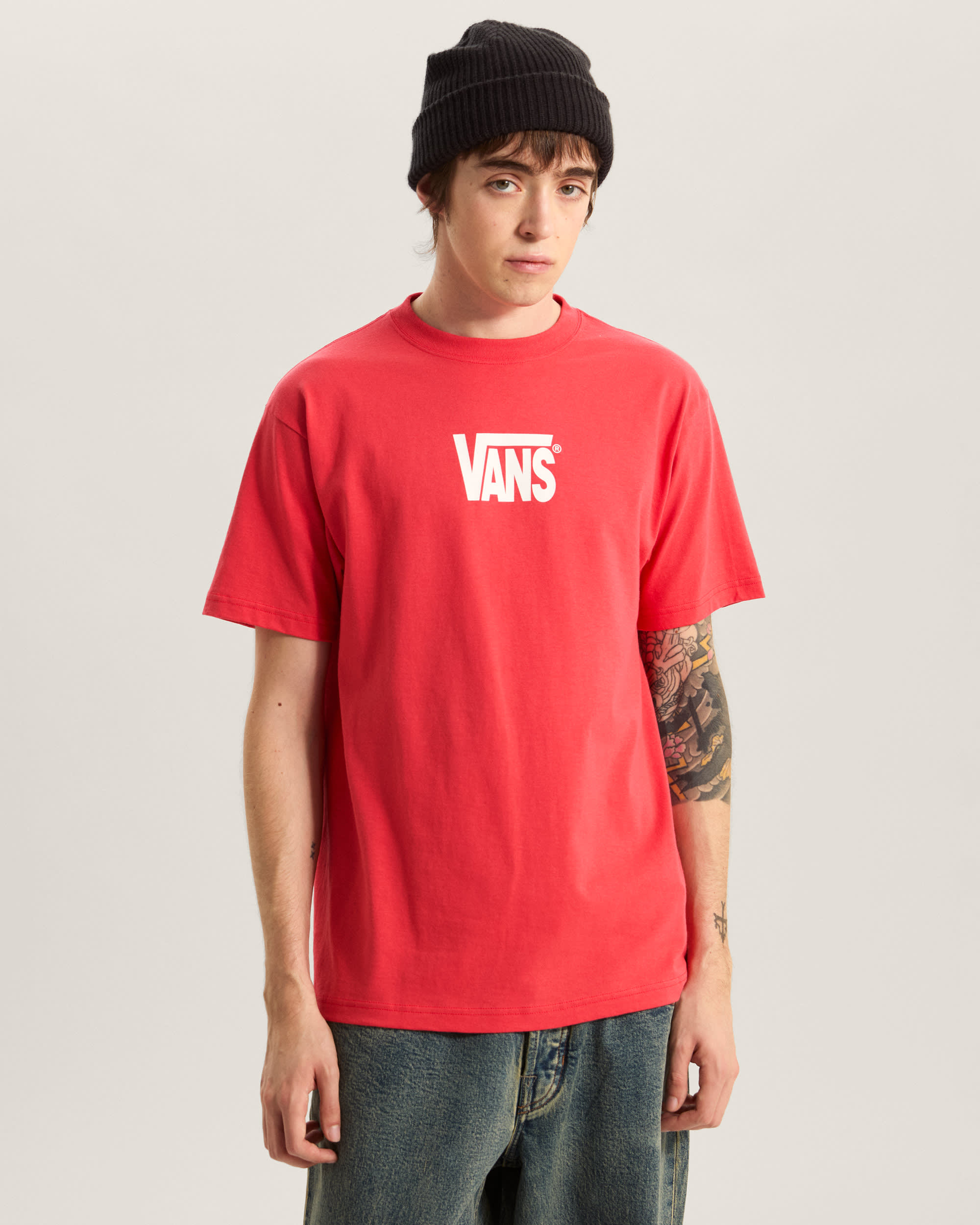 Maglietta Stretch Logo VANS Rosa ALT2