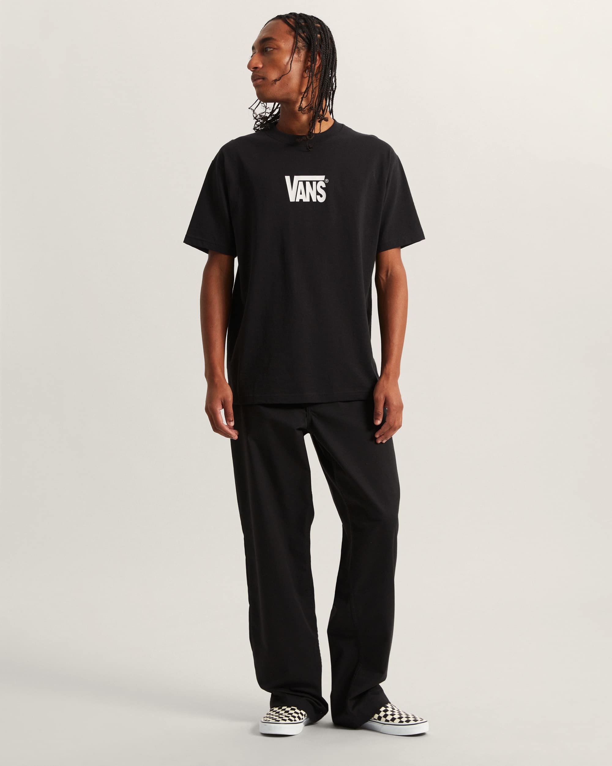 Tshirt Stretch Logo VANS Noir ALT4