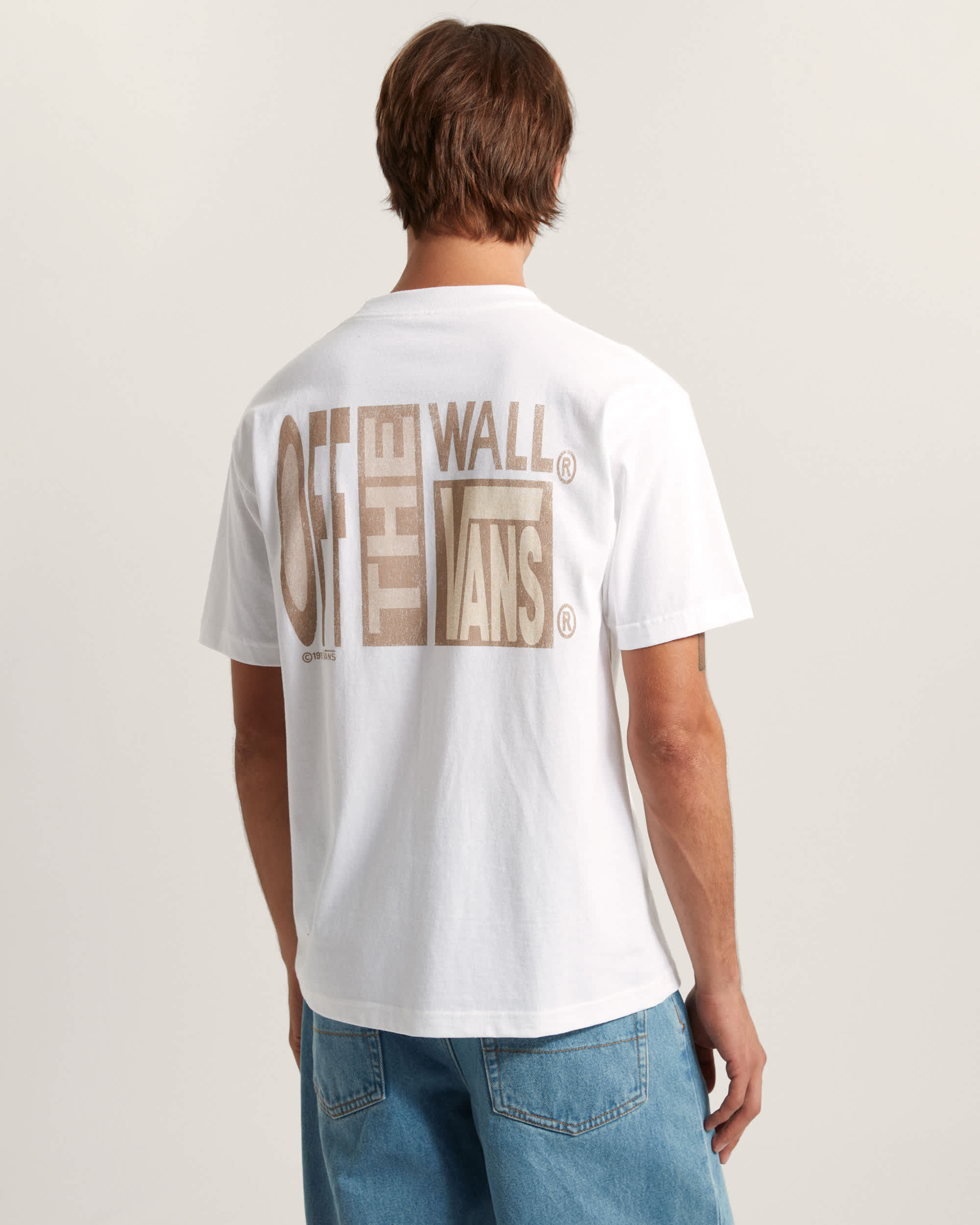 Stretch Stack Crackle SS Tee White VANS Blanco ALT3