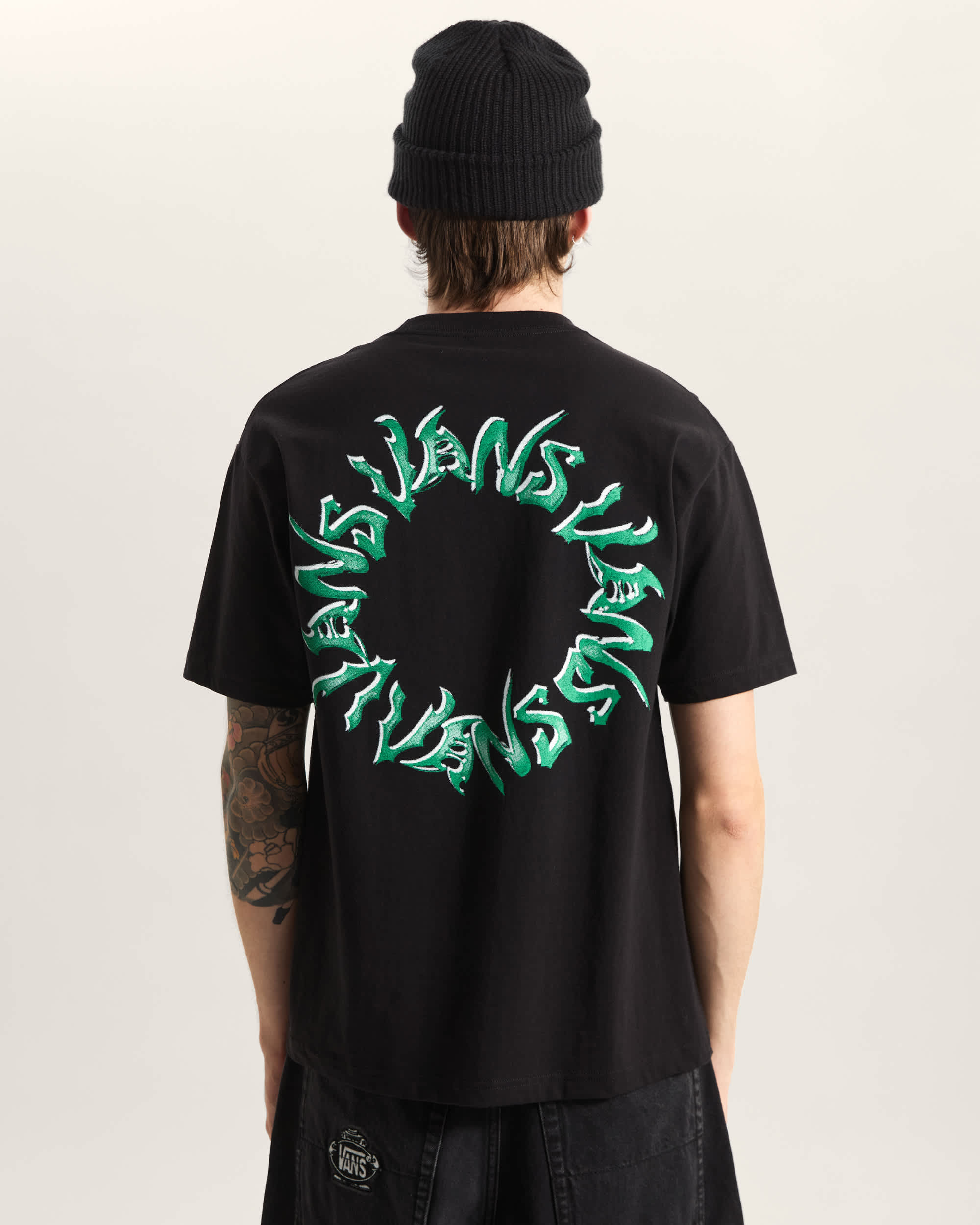 Wild Circle TShirt VANS Schwarz ALT3