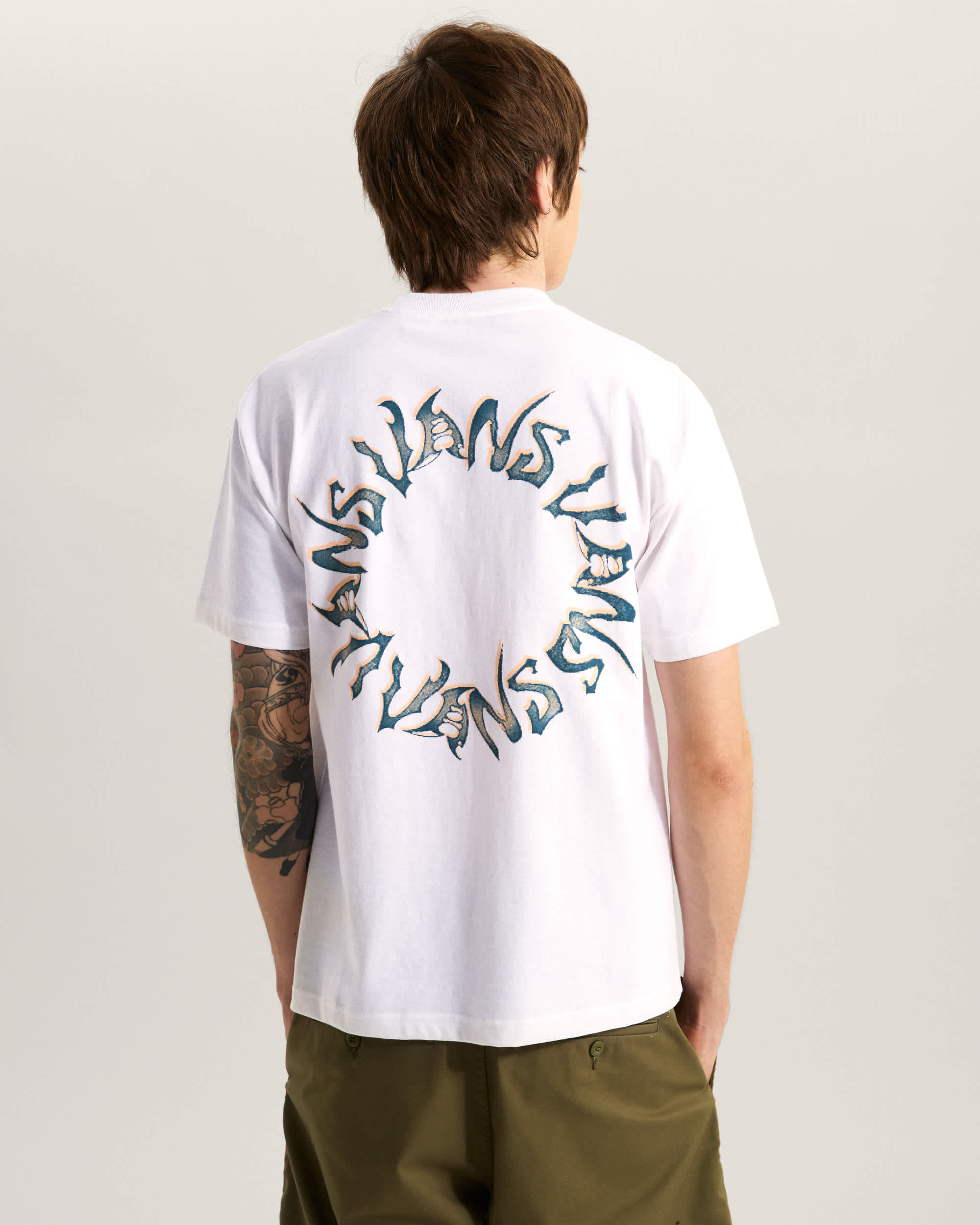 Wild Circle SS Tee White VANS Blanco ALT3