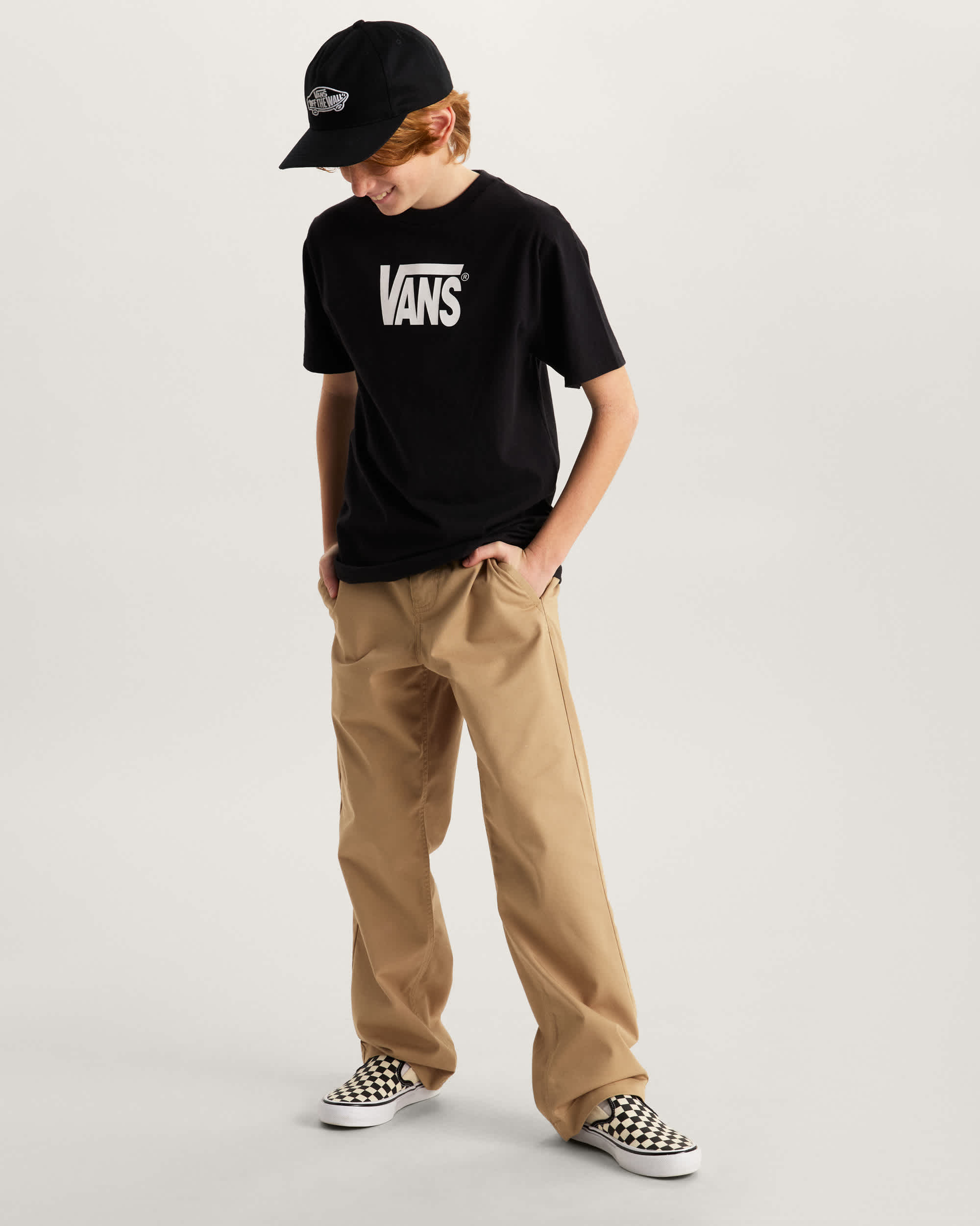 Dziecicy Tshirt Stretch Logo 814 lat VANS Czarny ALT4