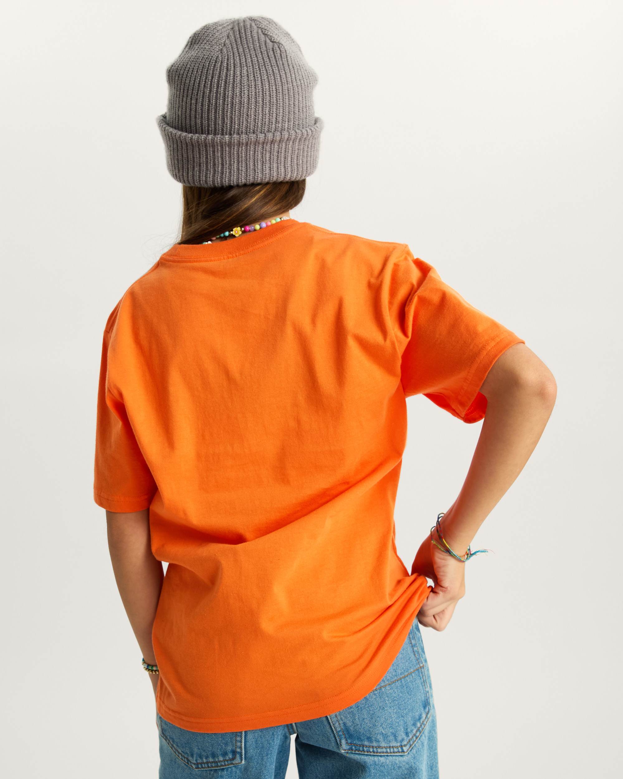 Kinder StretchTShirt mit Logo 814 Jahre VANS Orange ALT6