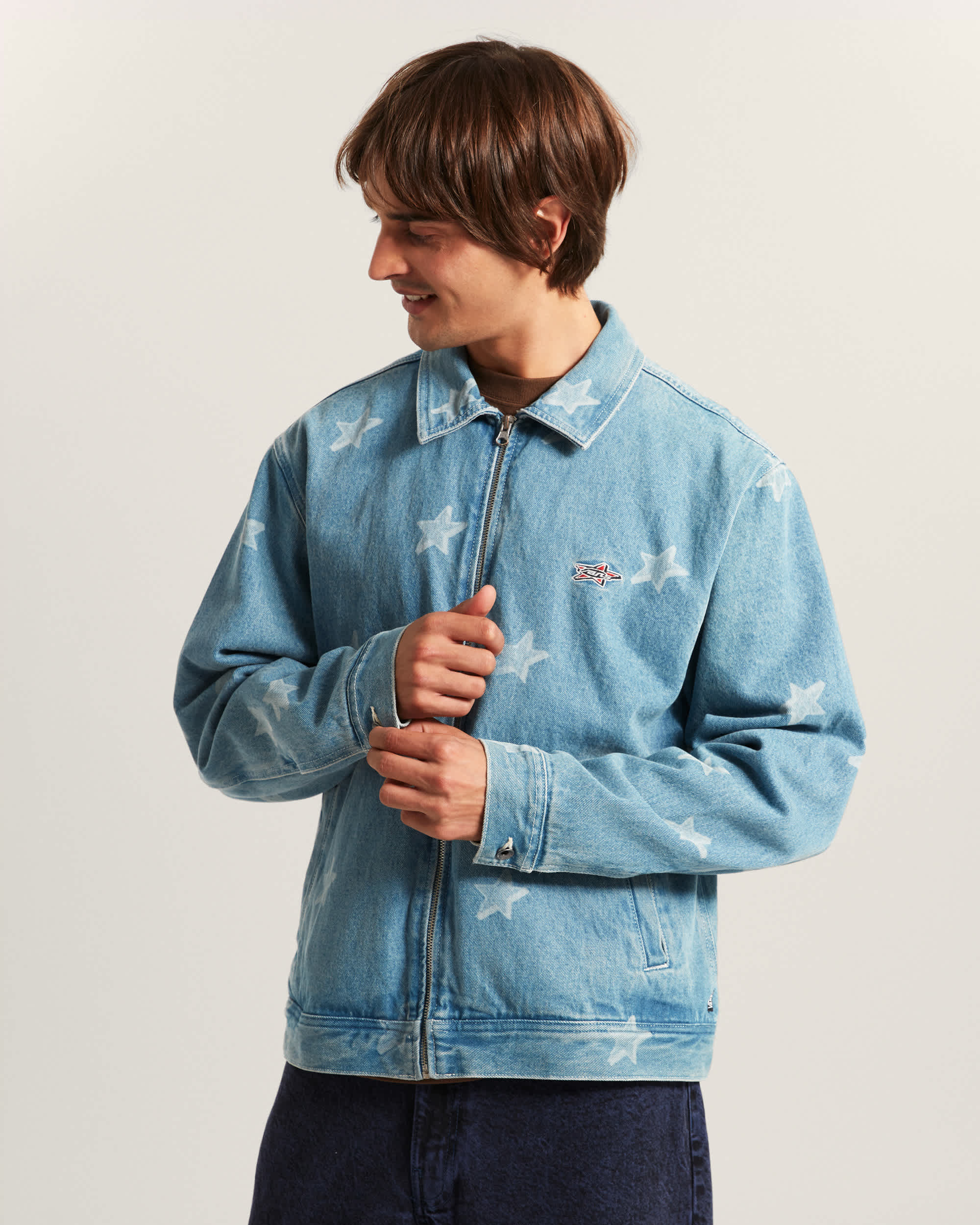 Pomona Denim Station Jacket STONEWASHBLUE VANS Blue ALT2