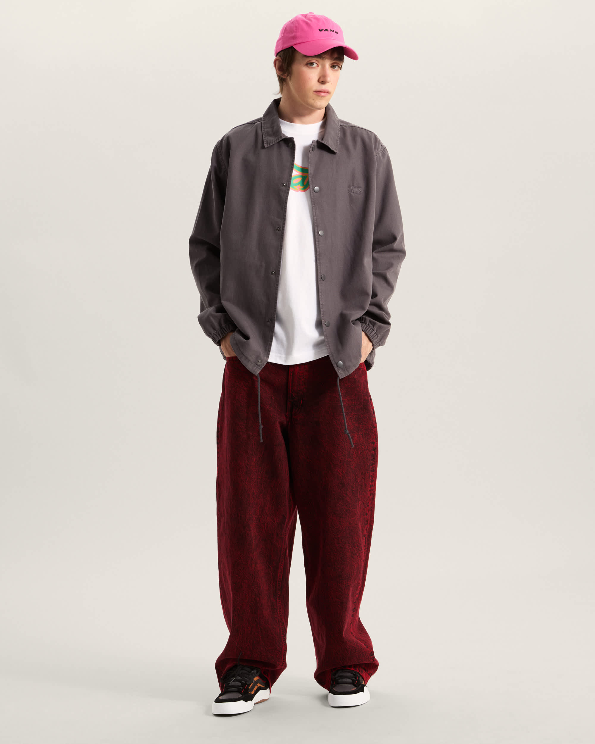 Torrey Pigment CoachJacke aus Canvas VANS Grau ALT5